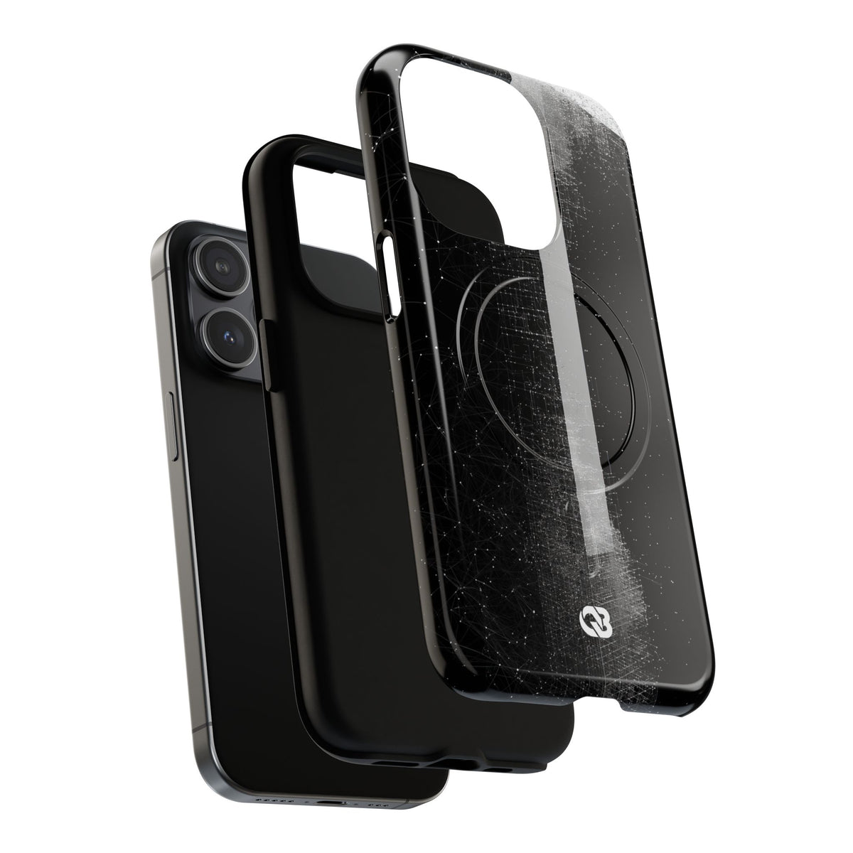 Black Tough 2.0 Magsafe Phone Case for iPhone - Vector Core Monolith