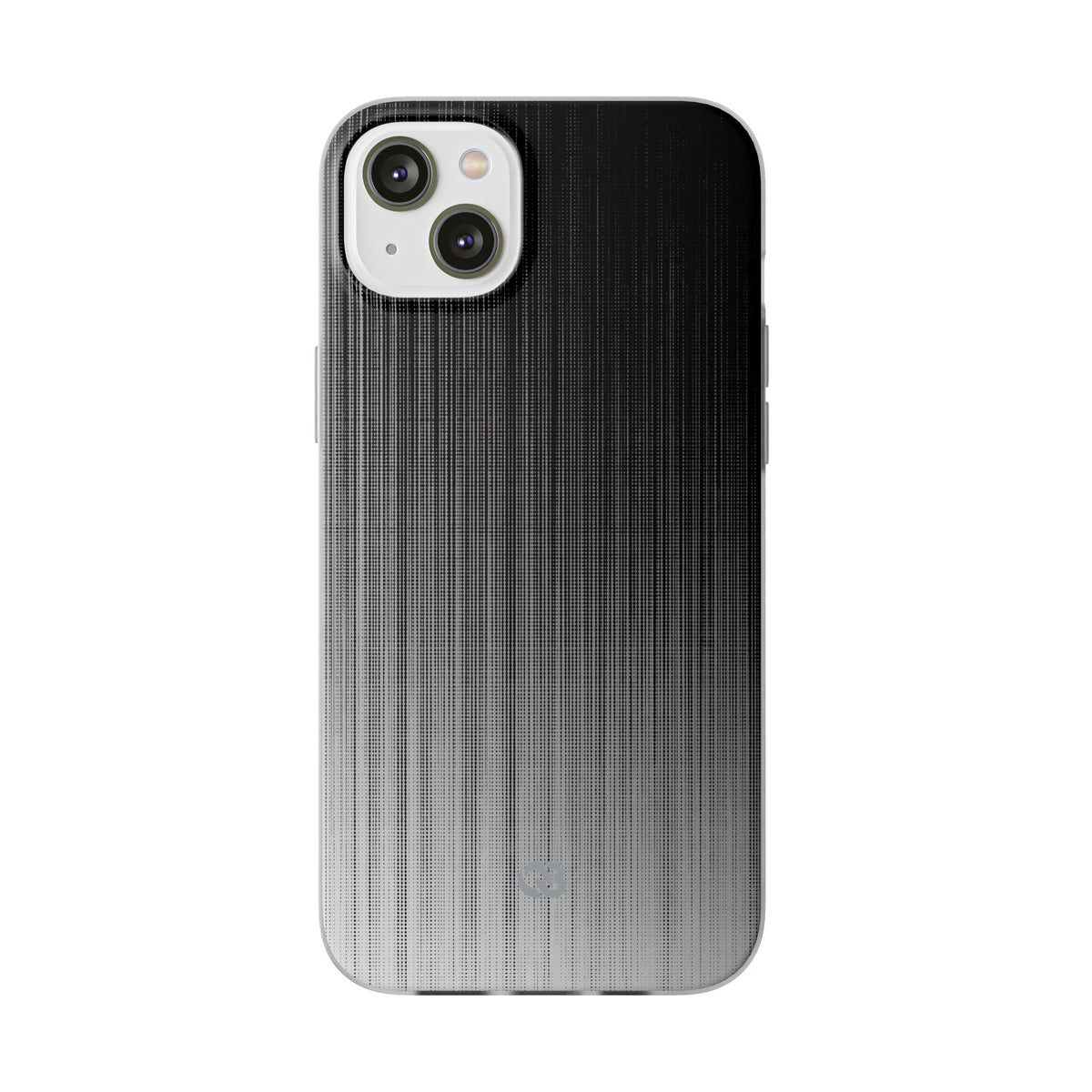 Grey Lite Phone Case for iPhone - Static Vertical Dither