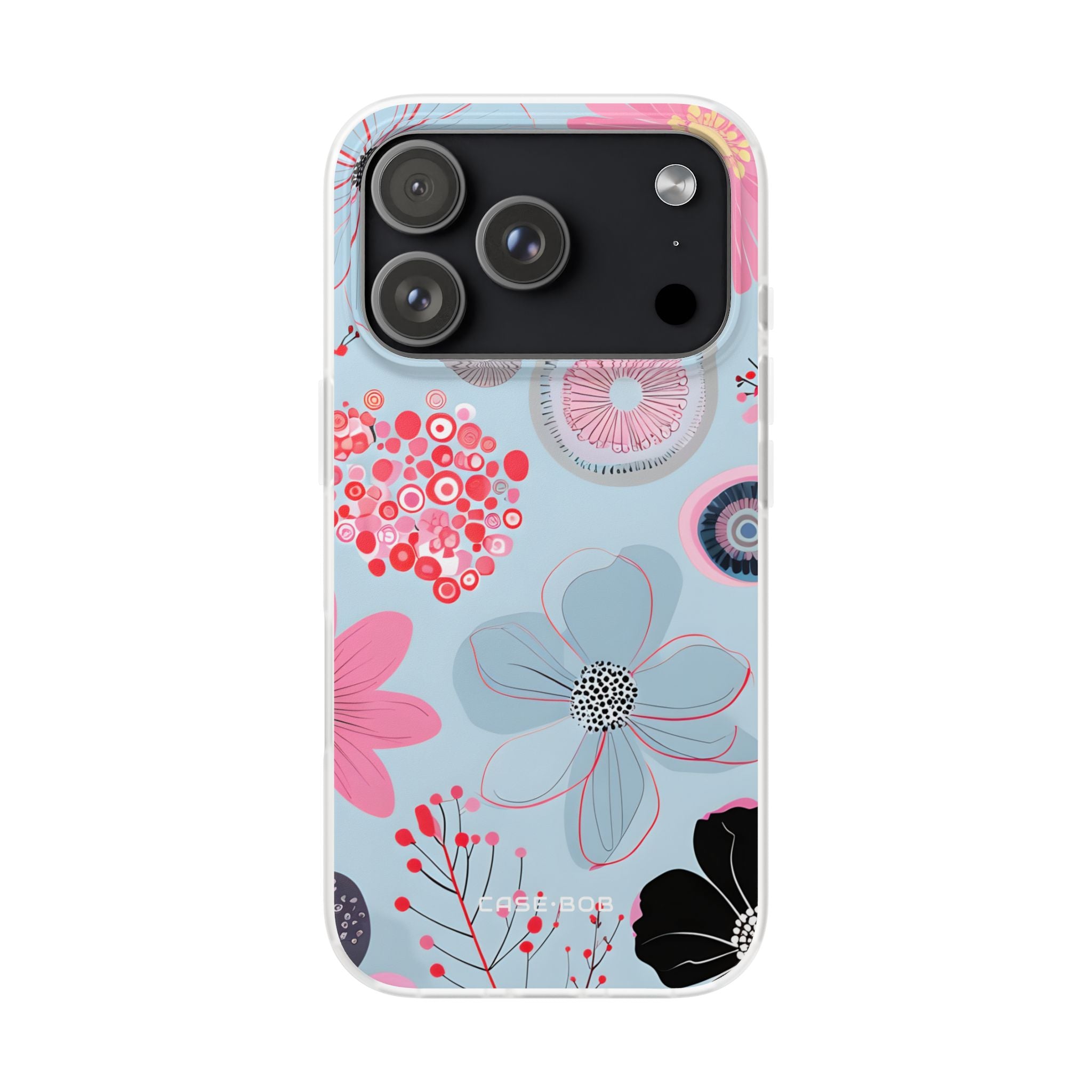 Bloom Whirl iPhone 17 Pro Case - Soft - CASE•BOB