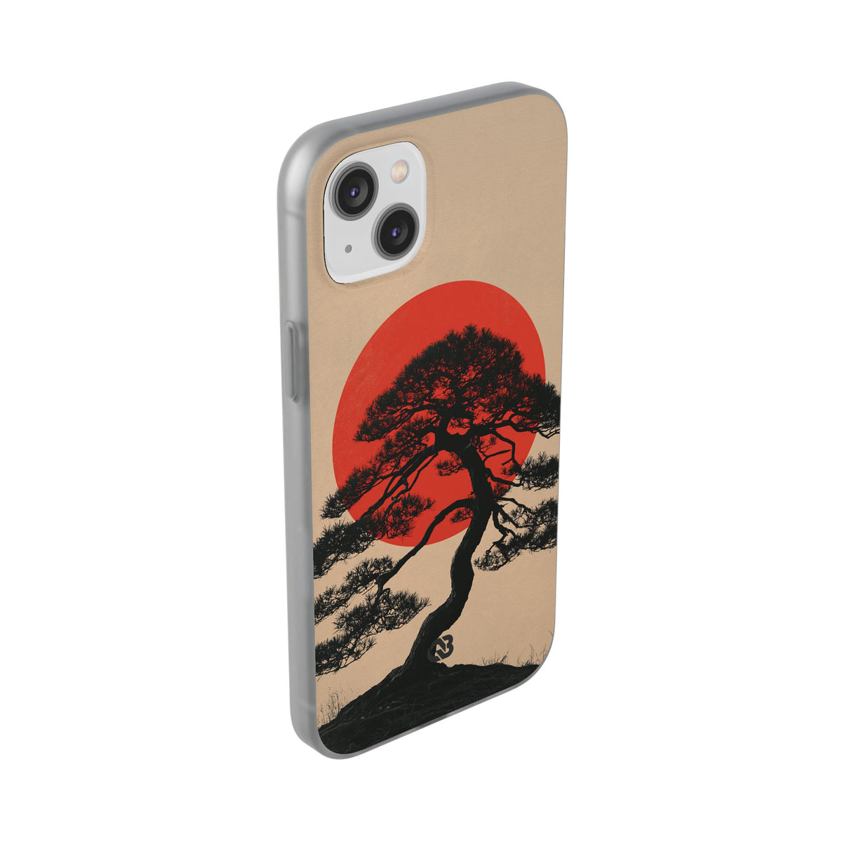 Crimson Pine Solitude · Lite Phone Case for iPhone · Beige