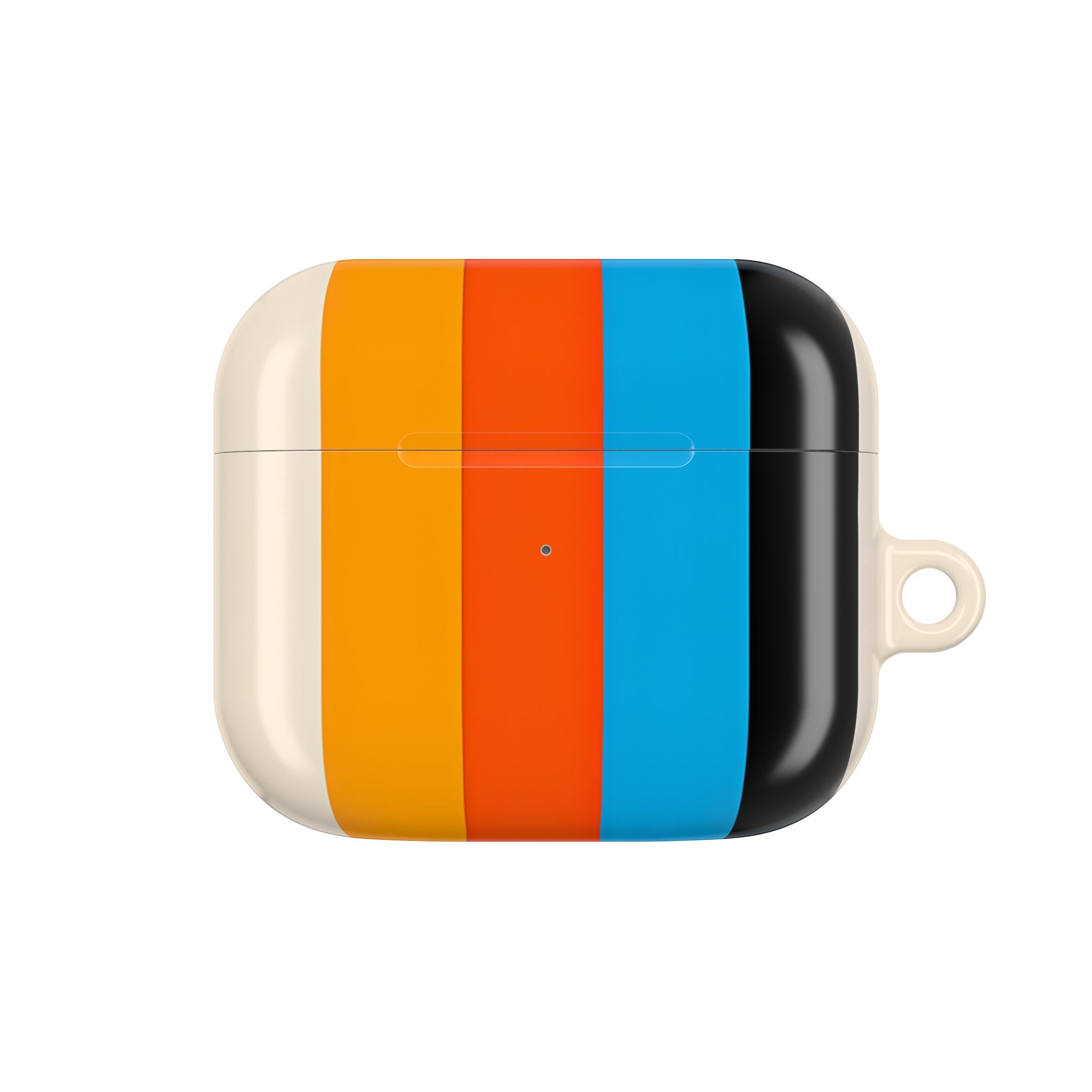 Rainbow Stripes Beige - AirPods Case