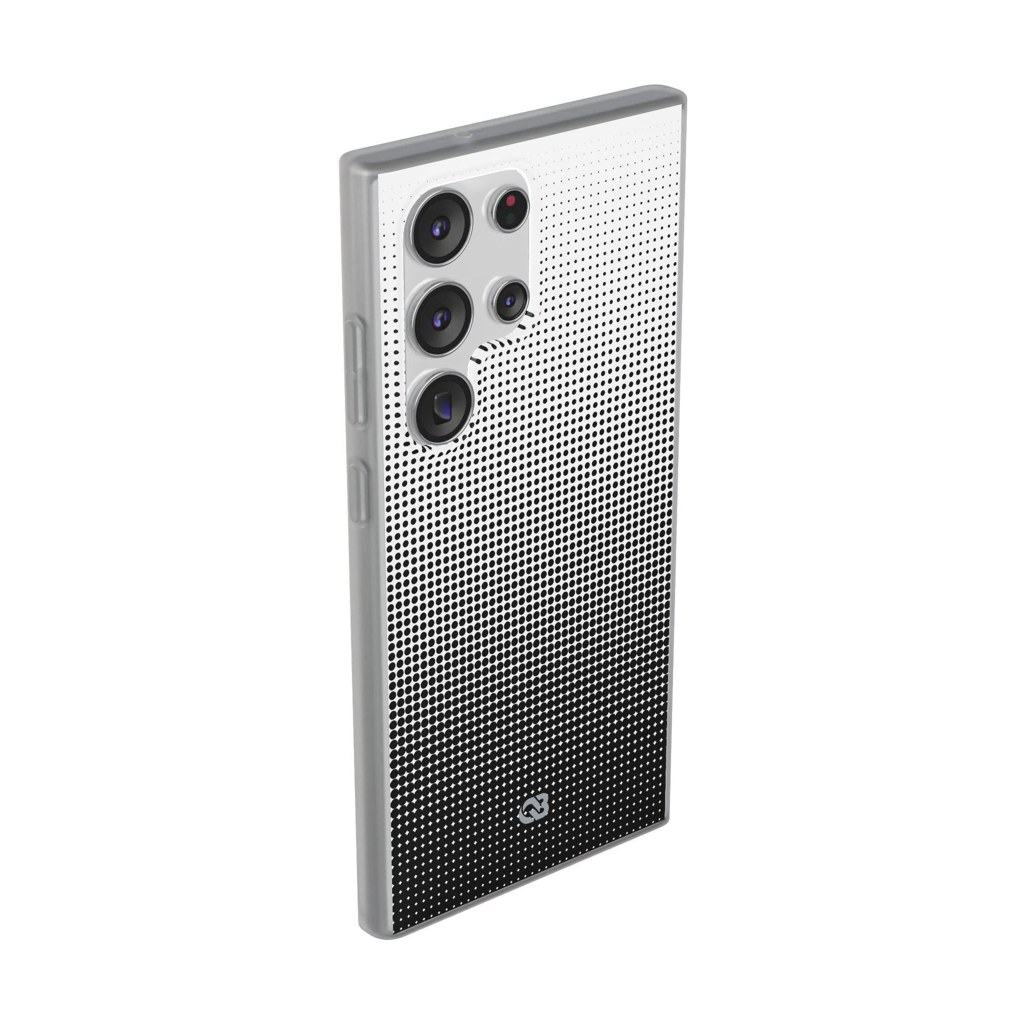 Black Lite Phone Case for Samsung - Obsidian Halftone Flux