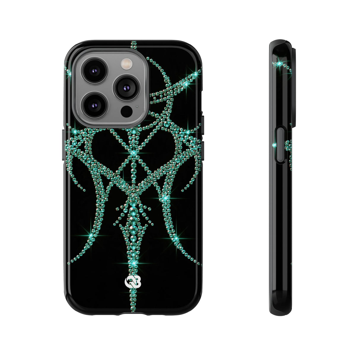Teal Cyber Sigil · Tough Phone Case for iPhone · Teal