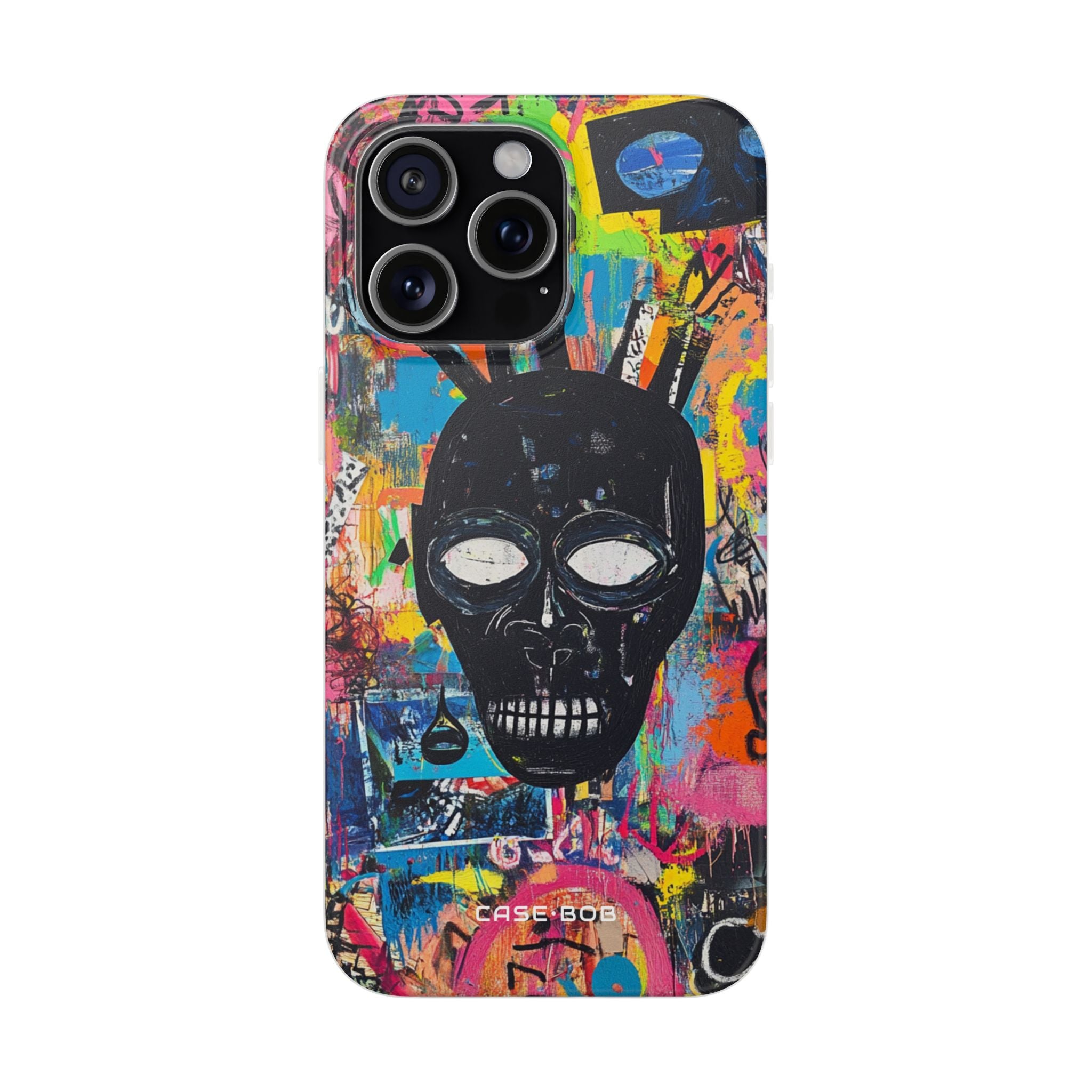 Skull Vortex iPhone 15 Pro Max Case - Soft