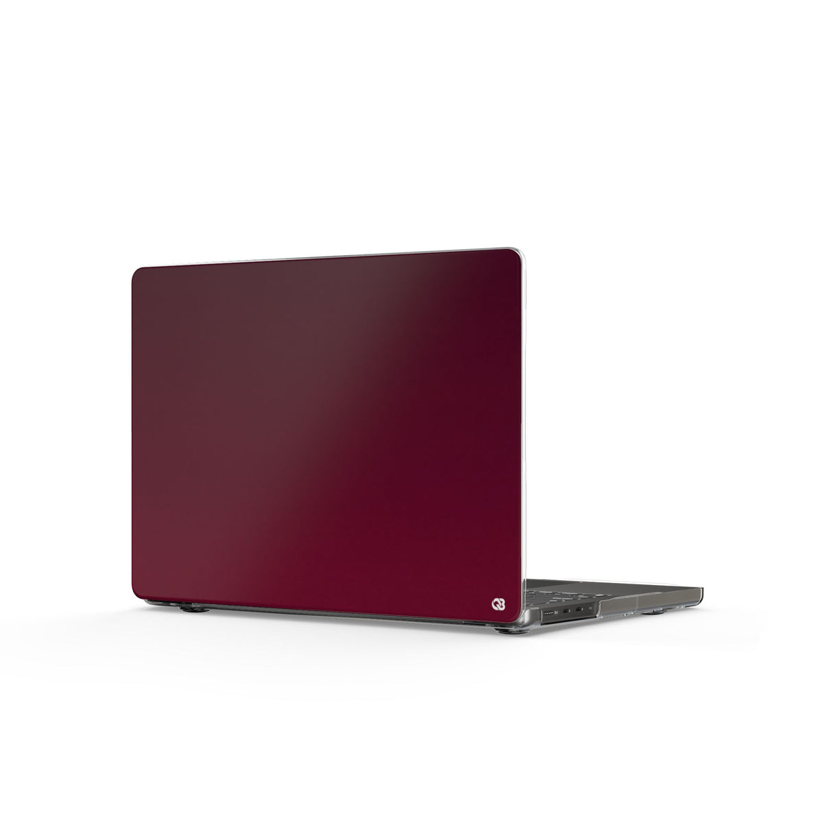 Bordeaux Spectrum · Clear Hard Case for MacBook · Red