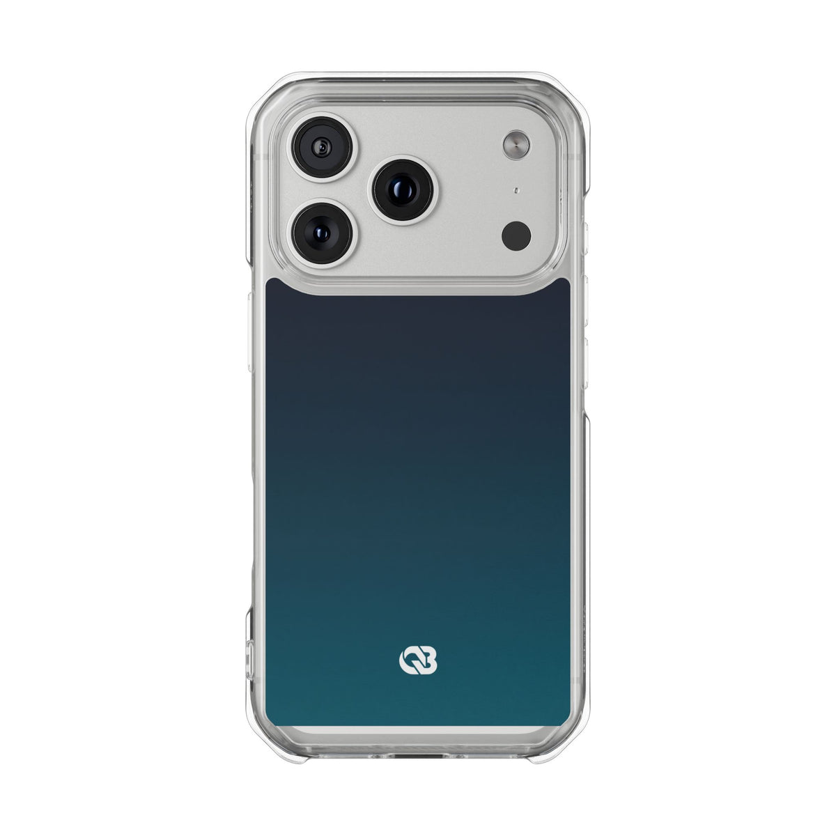 Abyssal Midnight · Clear Impact Magnetic Phone Case for iPhone · Blue