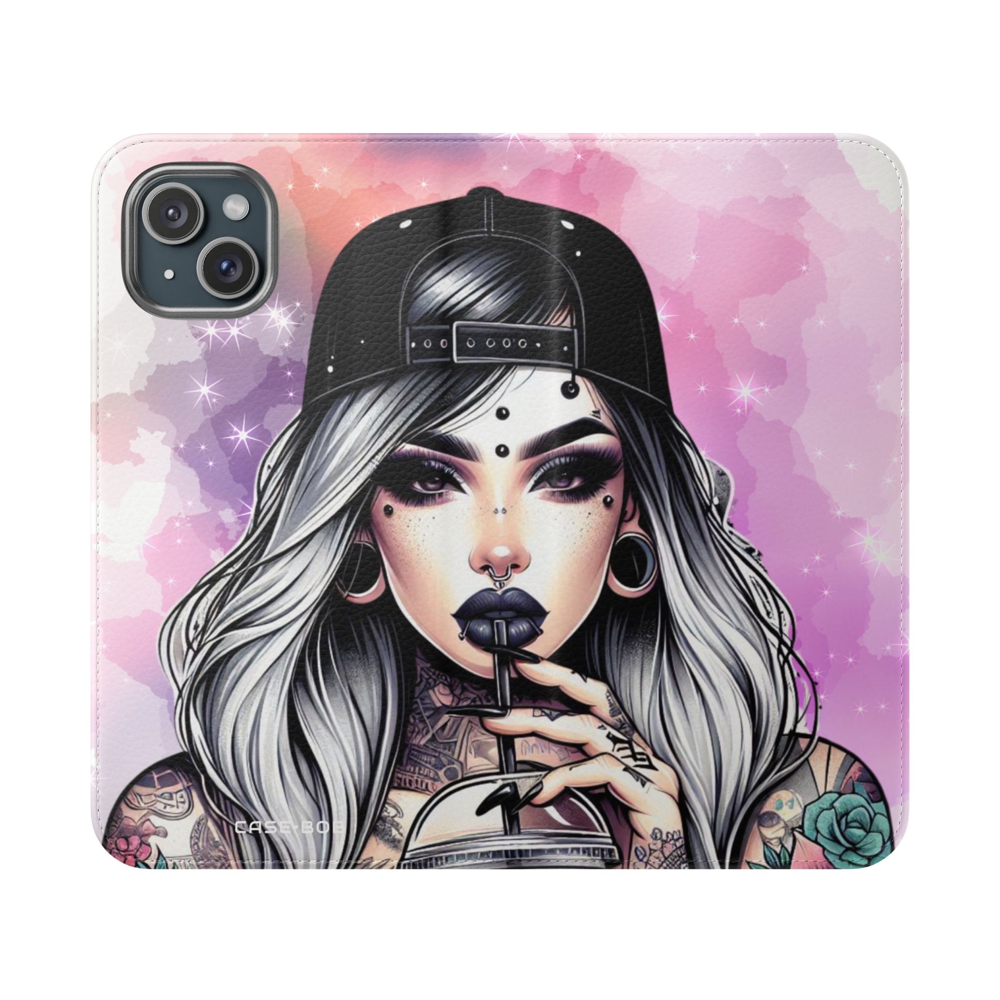 Silver Siren - iPhone 15 Plus Case - Wallet