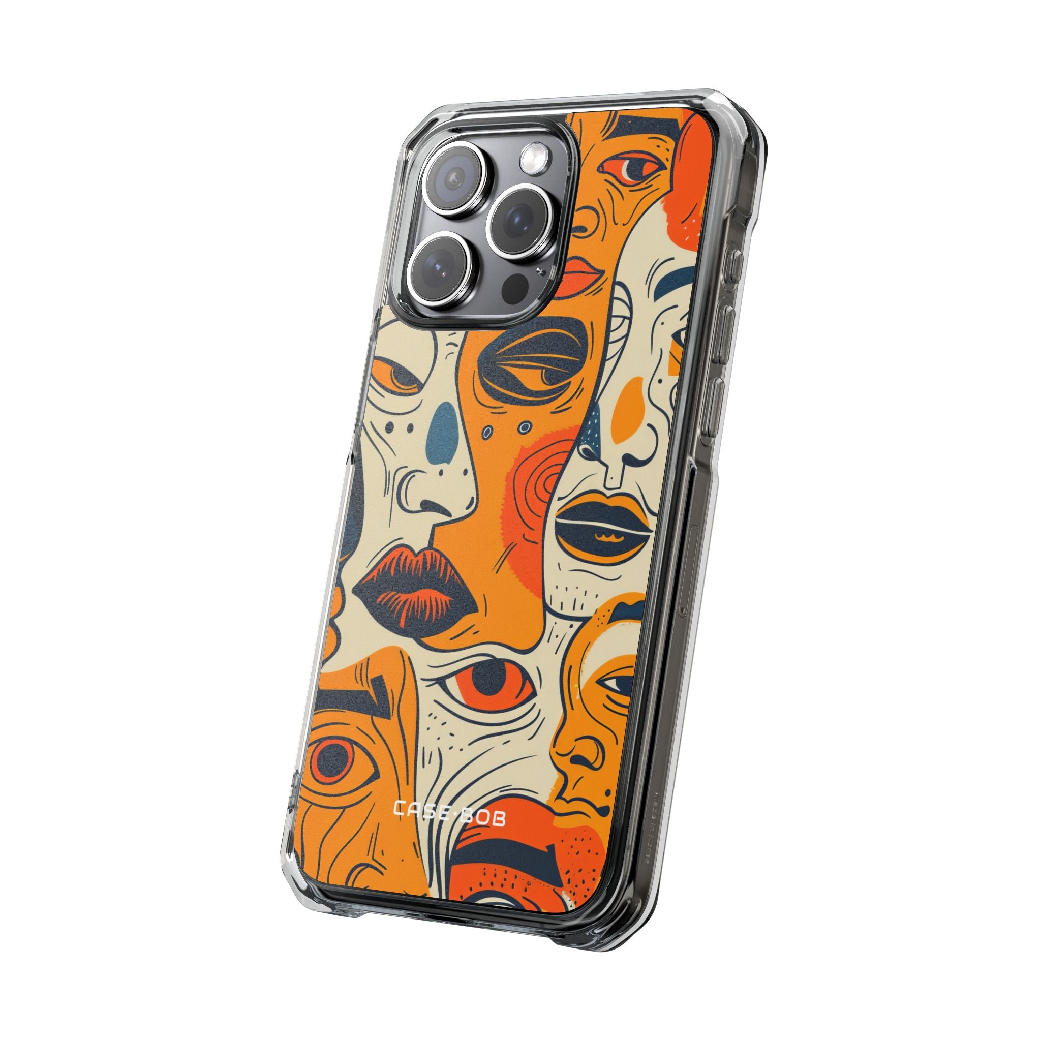 Tangled Faces Sunset iPhone 15 Pro Max Case - Impact