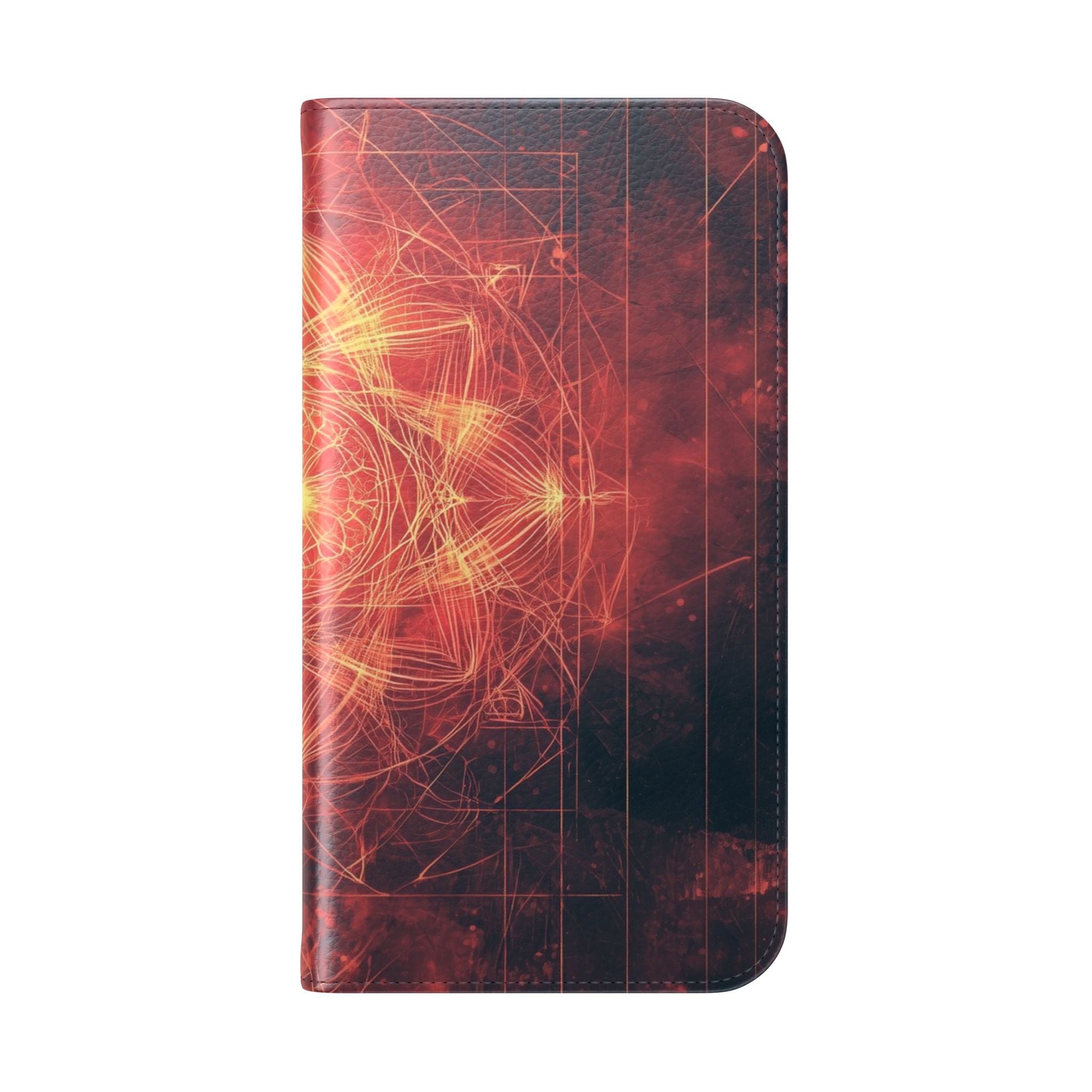 Glowing Mandala - iPhone 15 Pro Case - Wallet