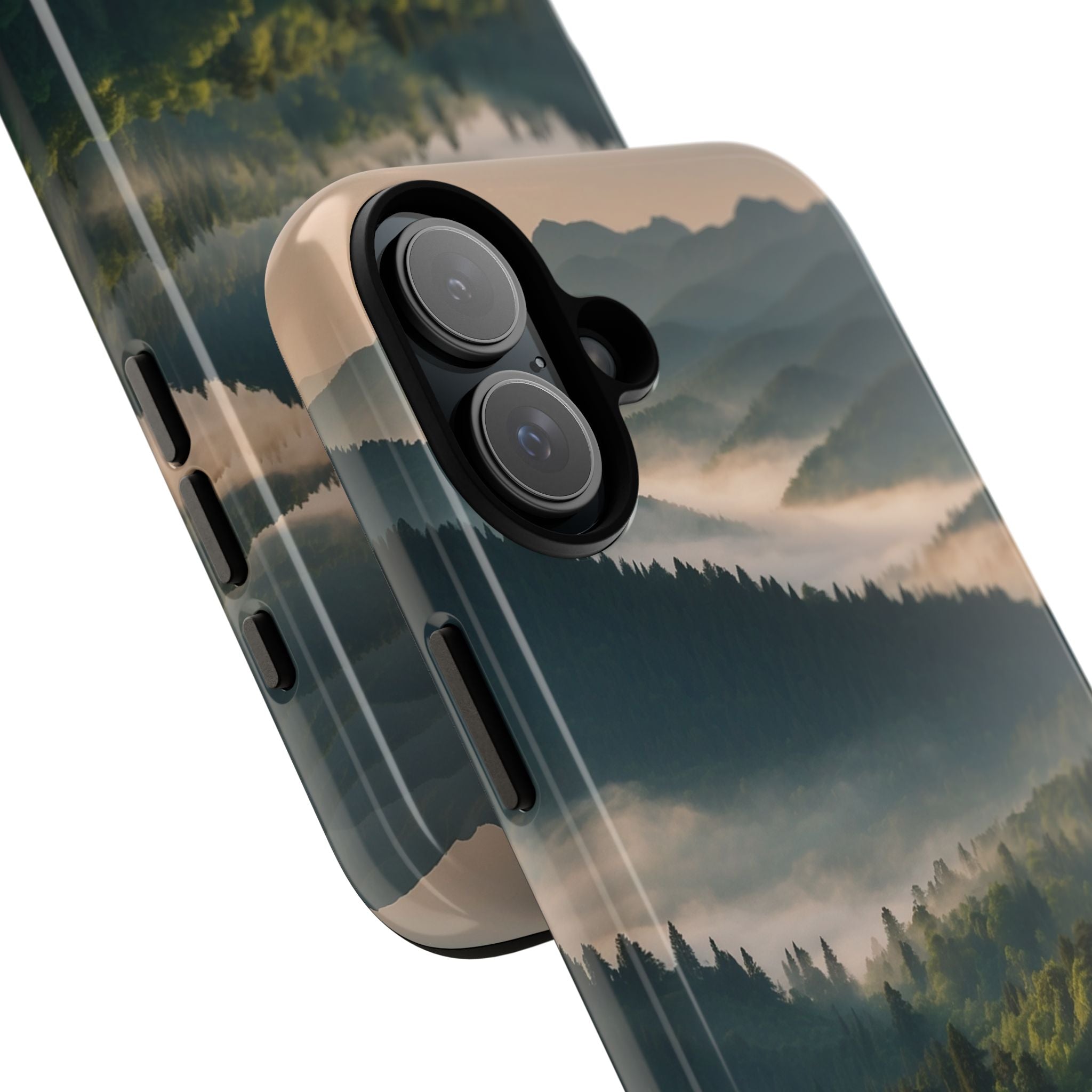 Foggy Mountain Ridge · Tough Phone Case for iPhone