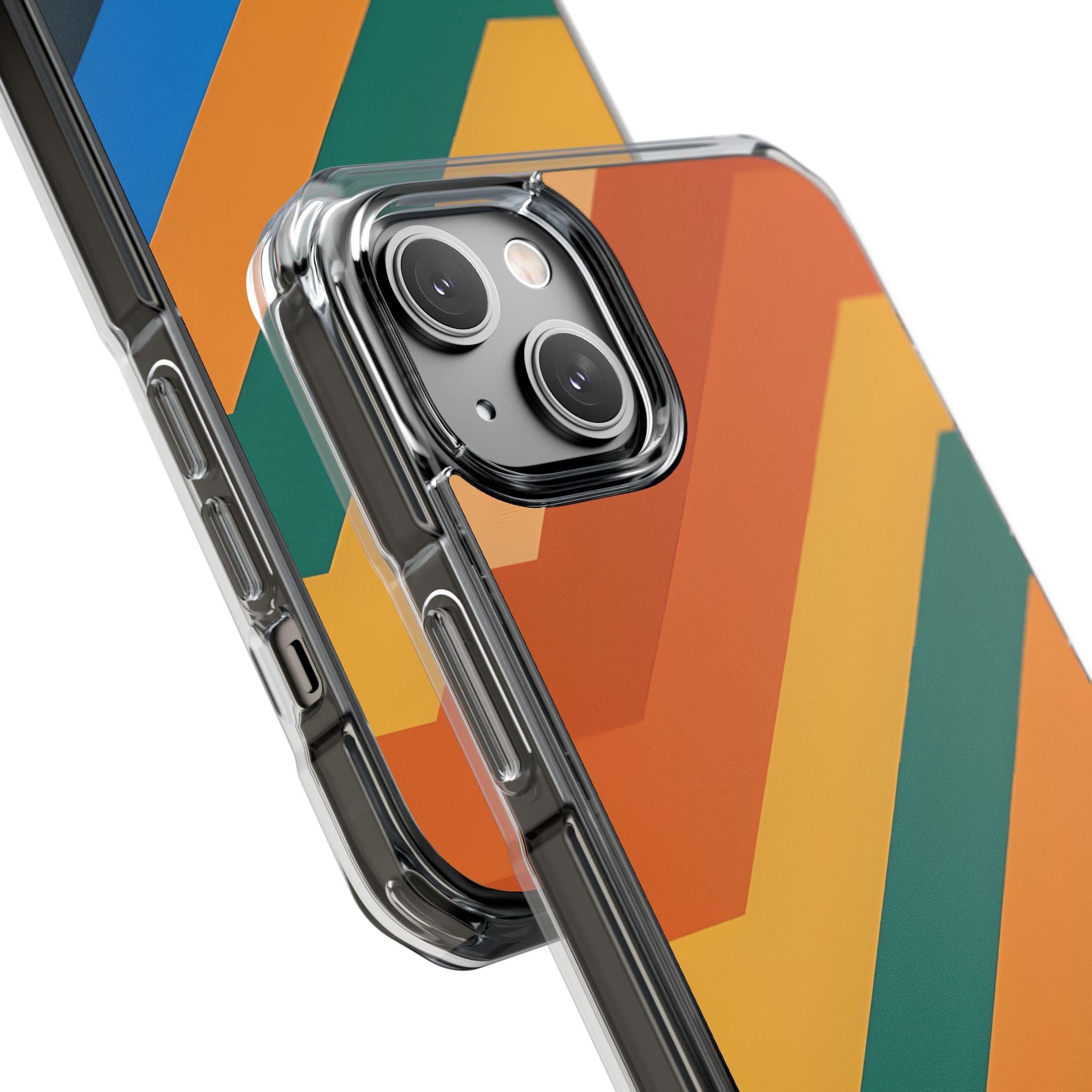 Retro Ridge Lines · Impact Custodia per iPhone · Magsafe