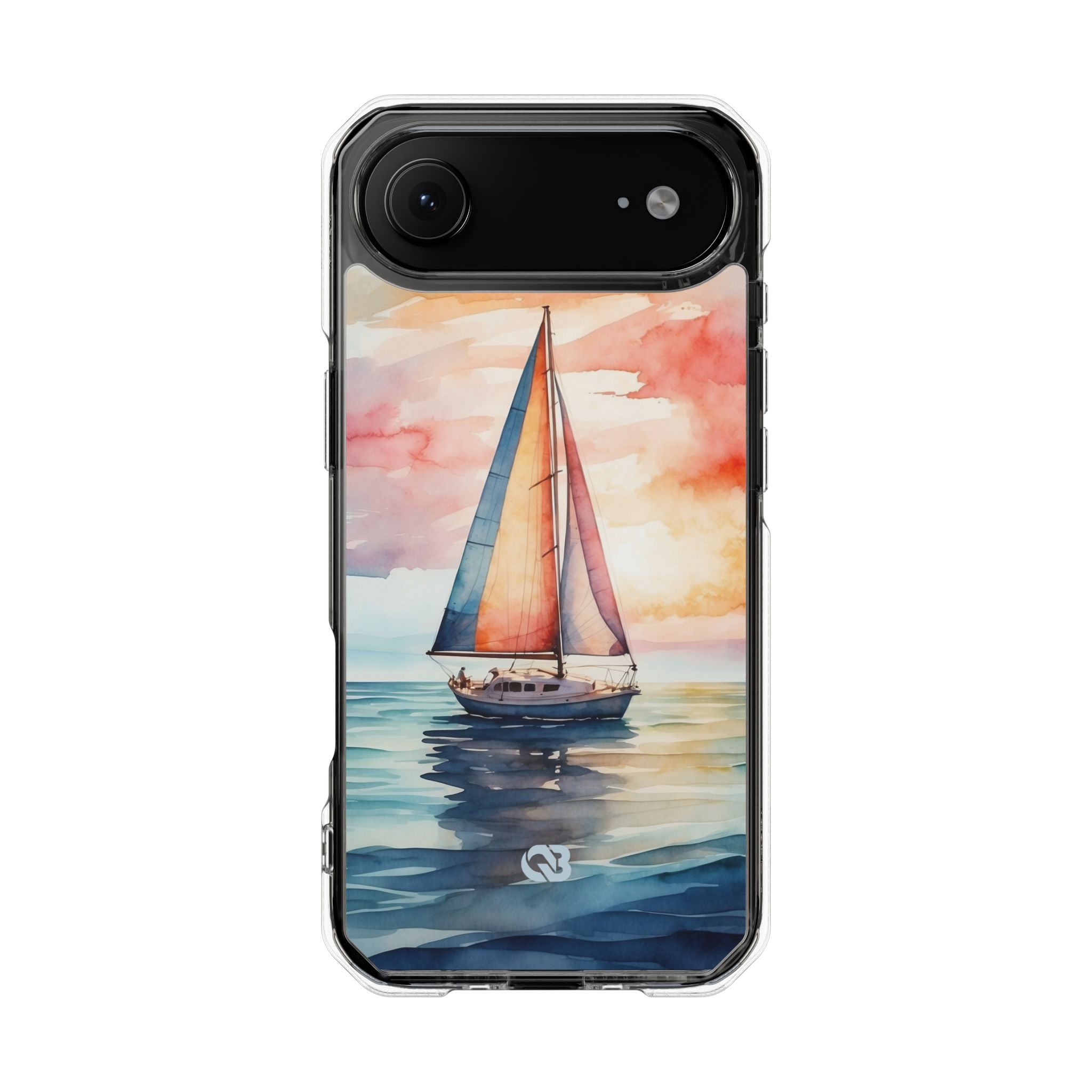 Crimson Horizon Sail · Impact Phone Case for iPhone · Magsafe