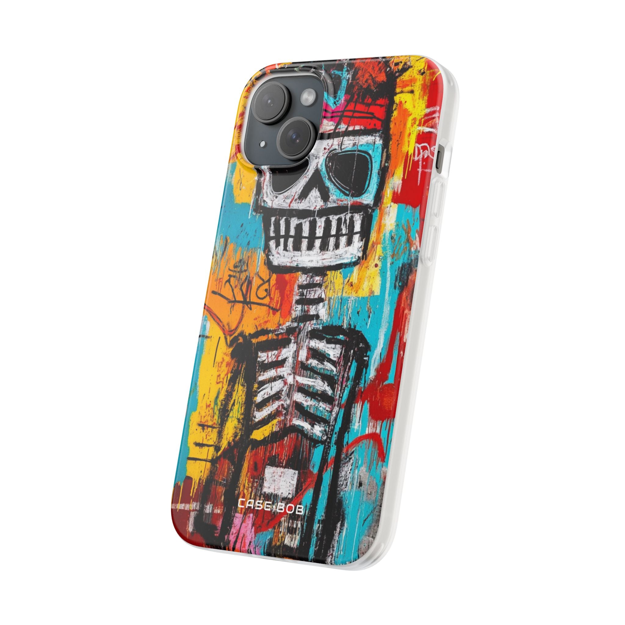 Skeleton Riot iPhone 15 Plus Cover - Blød