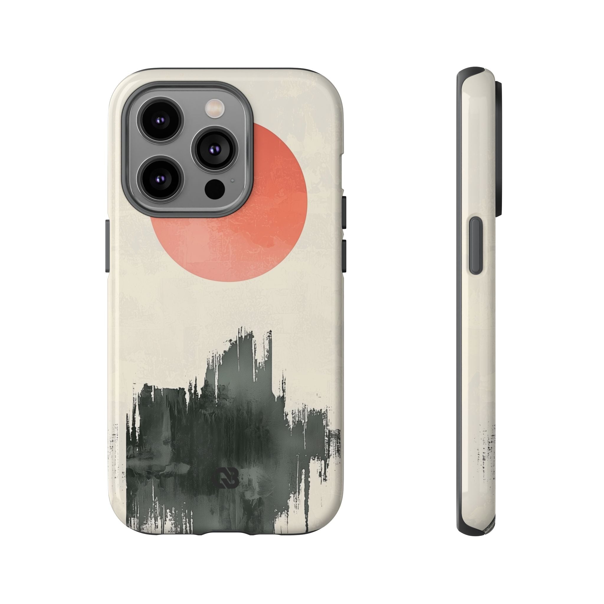 Crimson Sun Strokes · Coque de téléphone Tough pour iPhone