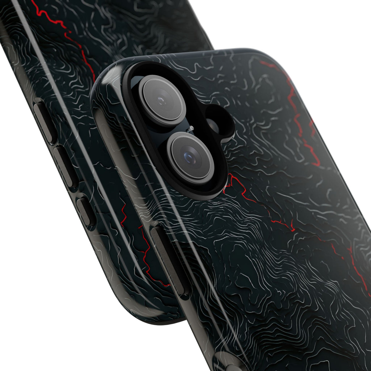 Crimson Rift · Tough Phone Case for iPhone · Black