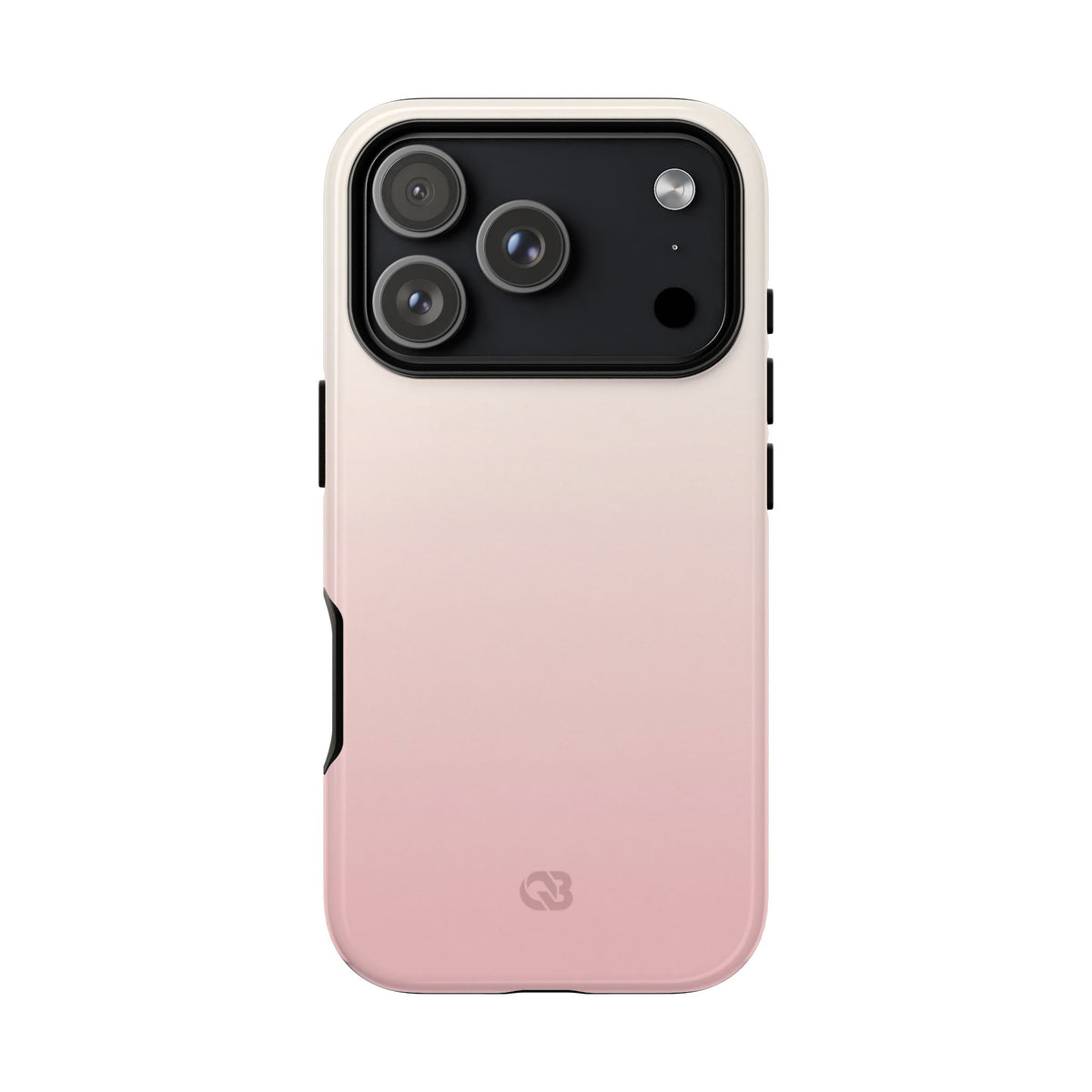 Pink Tough Phone Case for iPhone - Frosted Blush Horizon