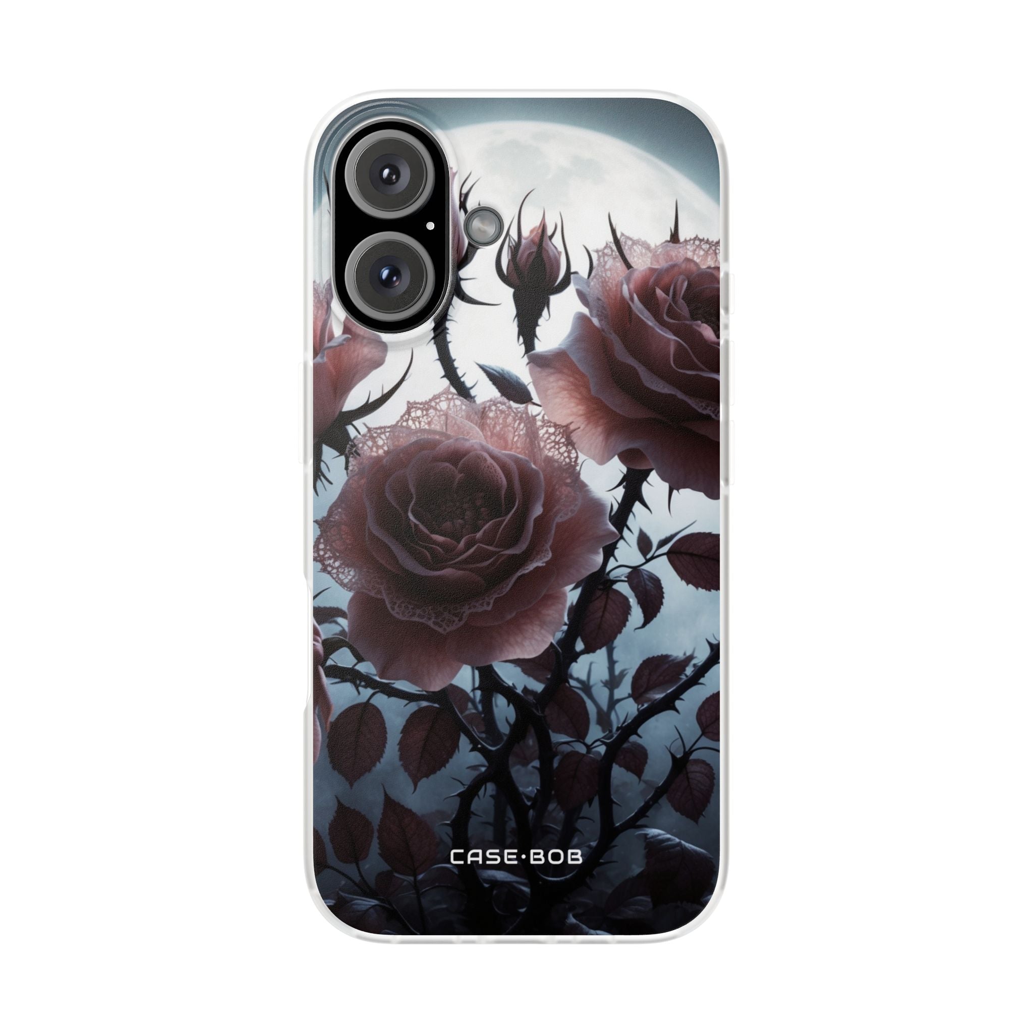 Luminous Rose Thorns iPhone 16 Case - Soft