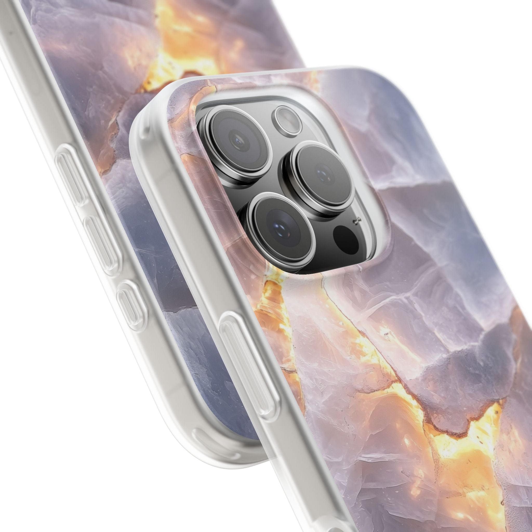 Crystal Veins iPhone 16 Pro Case - Soft