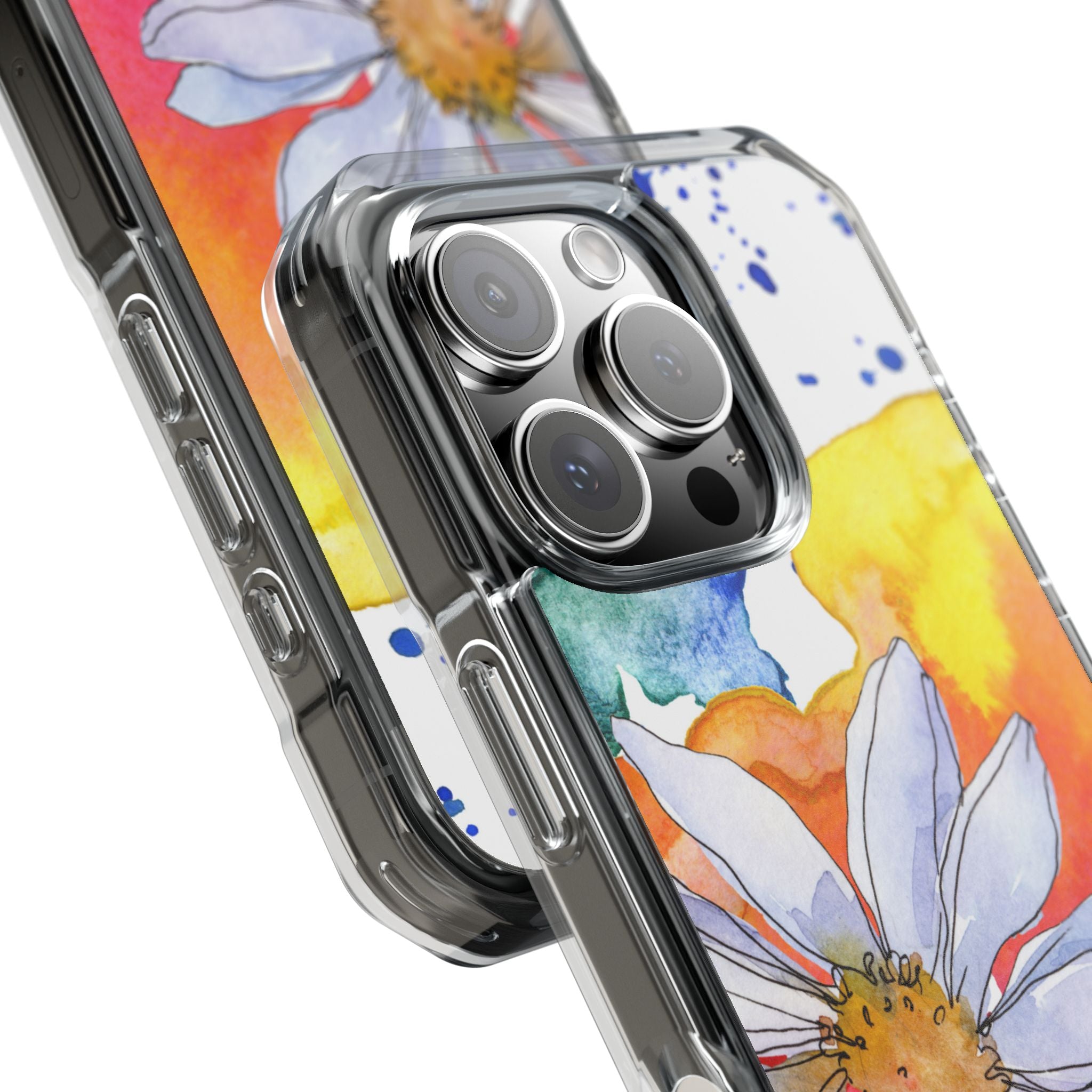 Vivid Bloom Splatter · Impact Phone Case for iPhone · Magsafe