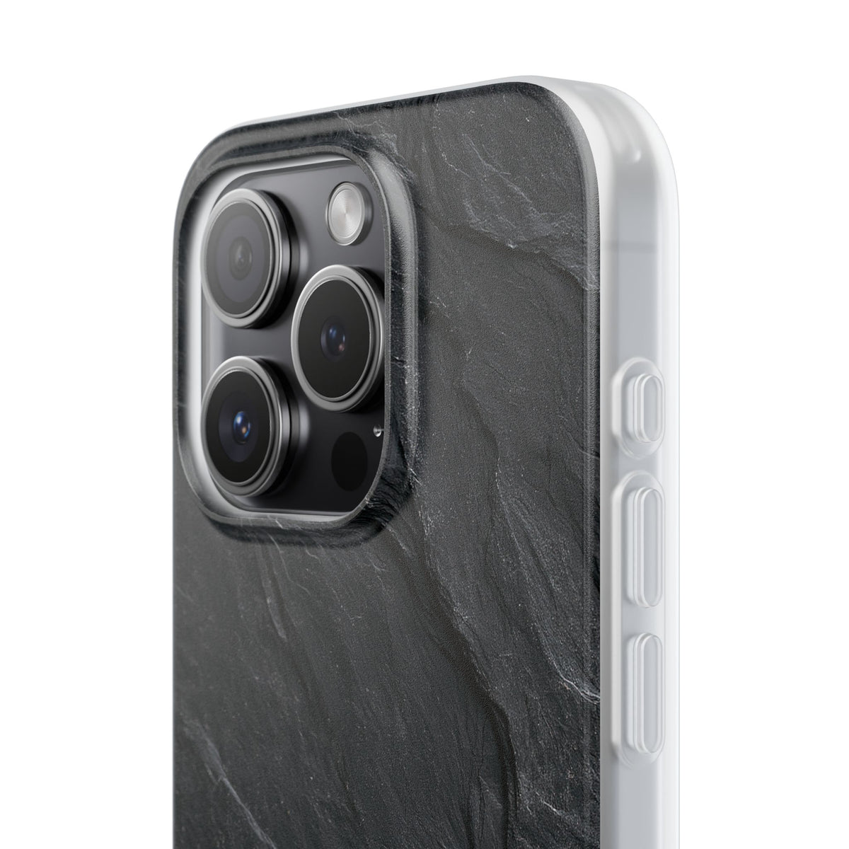 Dark Slate Strata · Lite Phone Case for iPhone · Black