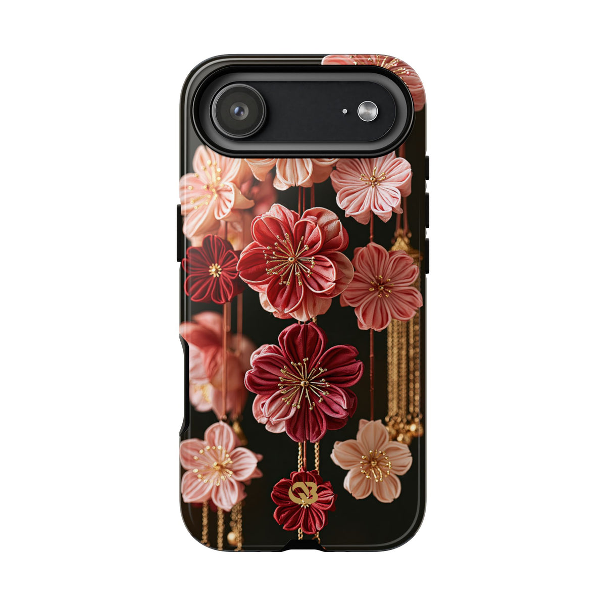 Silk Blossom Kanzashi · Tough Phone Case for iPhone · Pink