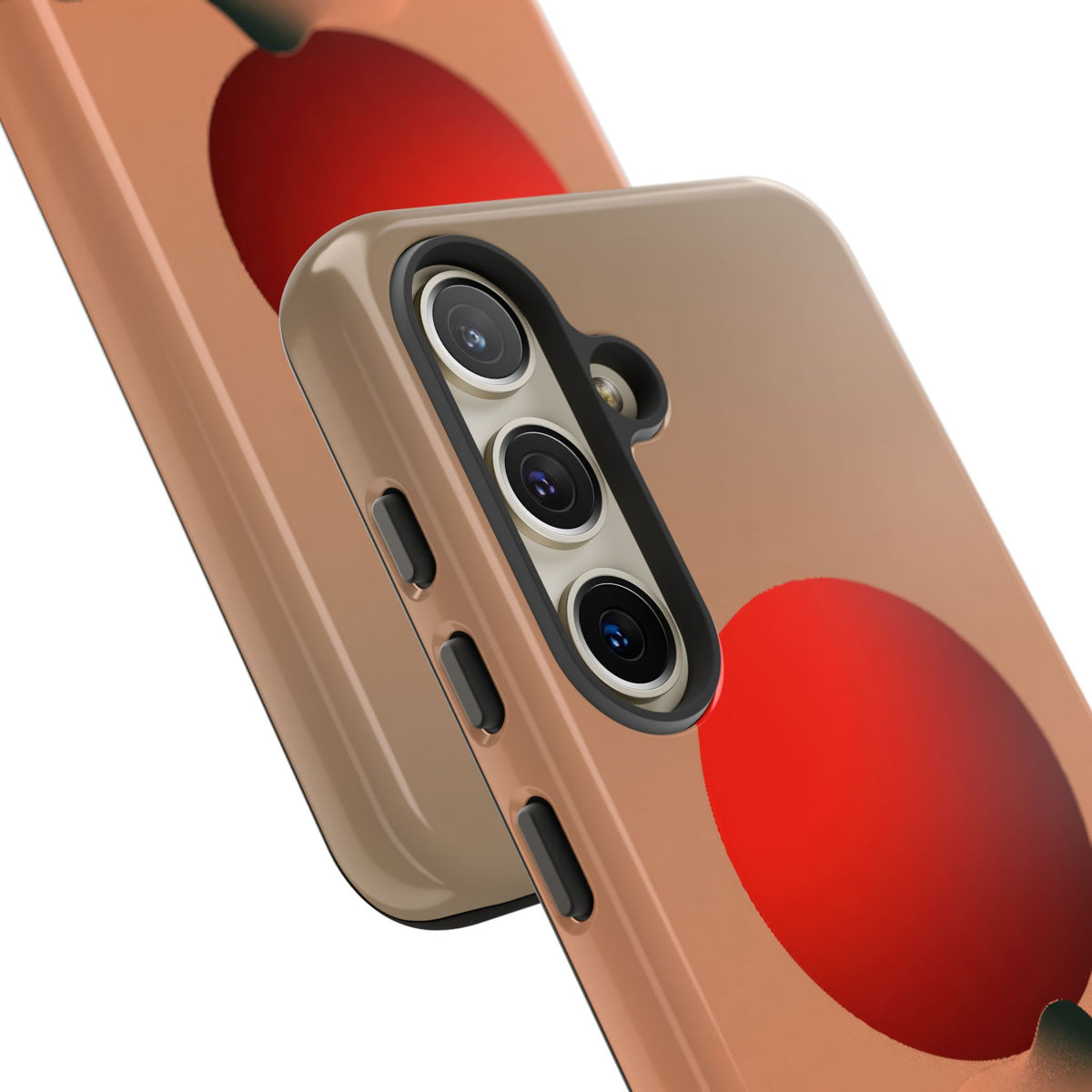 Crimson Sol Ridge · Tough Phone Case for Samsung · Red