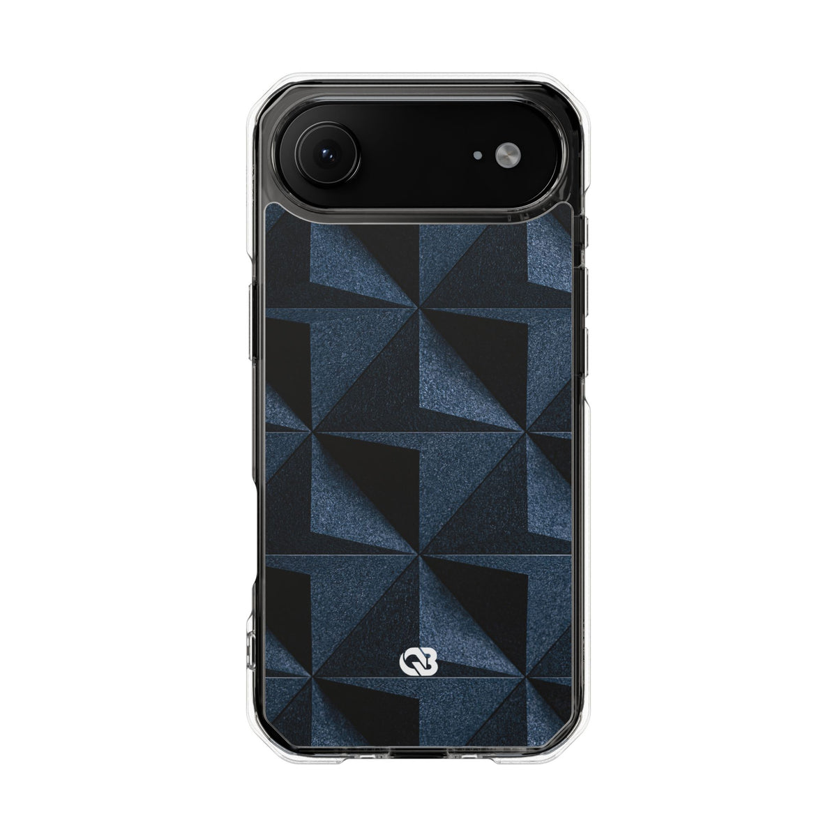 Blue Impact MagSafe Phone Case for iPhone - Indigo Basalt Facets