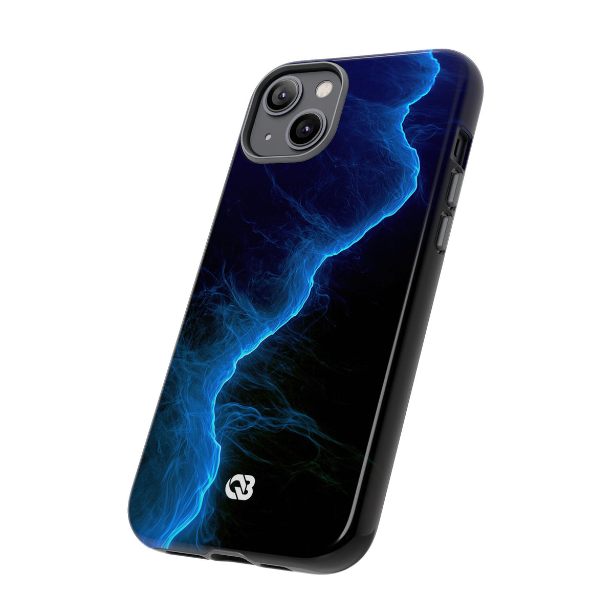 Electric Azure Drift · Tough Phone Case for iPhone · Blue