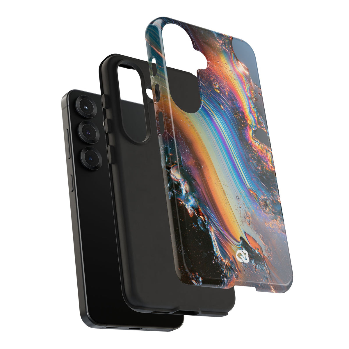 Prismatic Aura Flow · Tough Phone Case for Samsung · Blue
