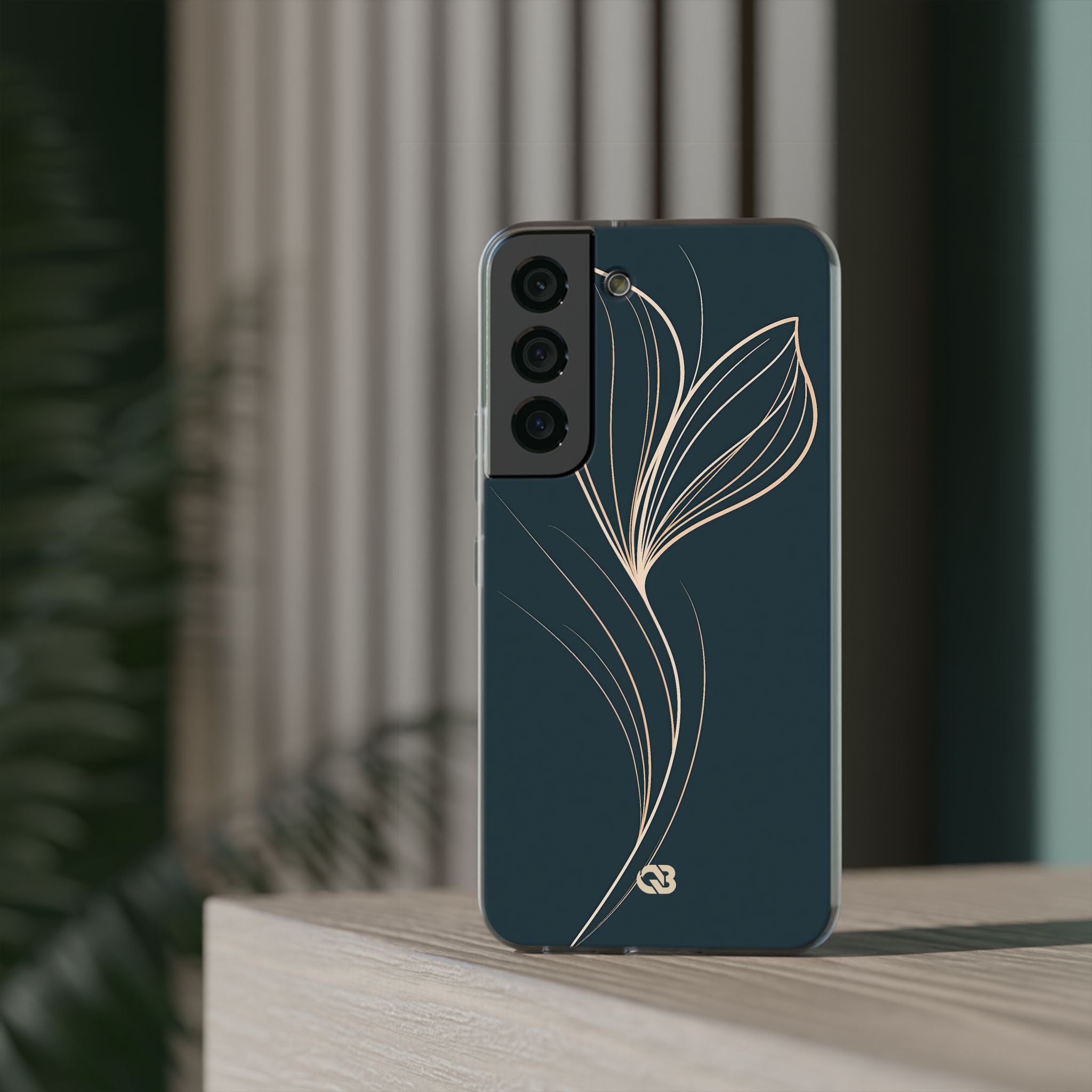 Teal Lite Phone Case for Samsung - Sandstone Silk Flora