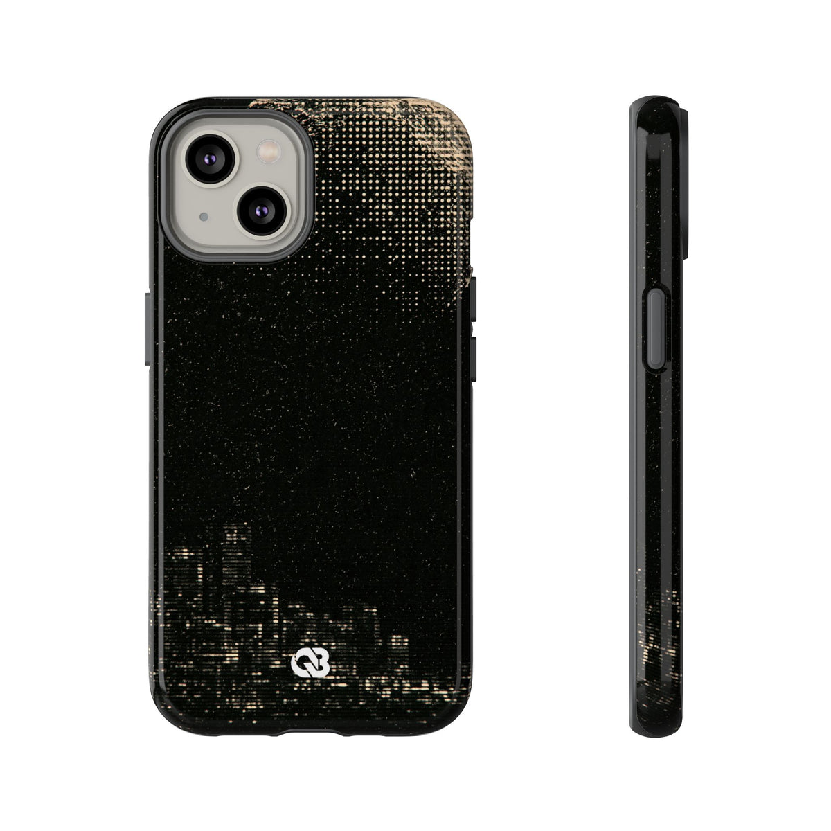 Lunar Metropolis Nocturne · Tough Phone Case for iPhone · Black