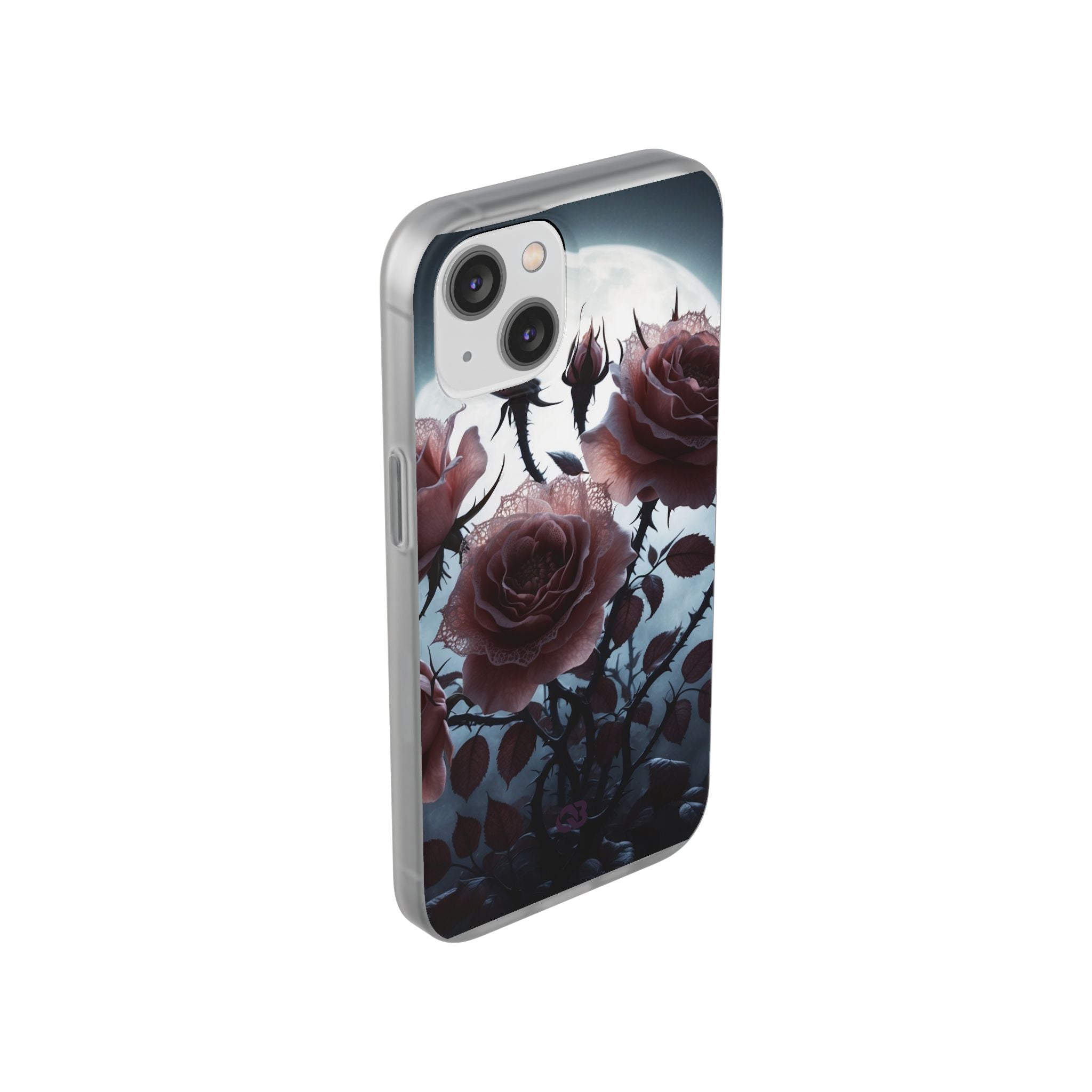 Lunar Lace Petals · Soft Coque de téléphone pour iPhone