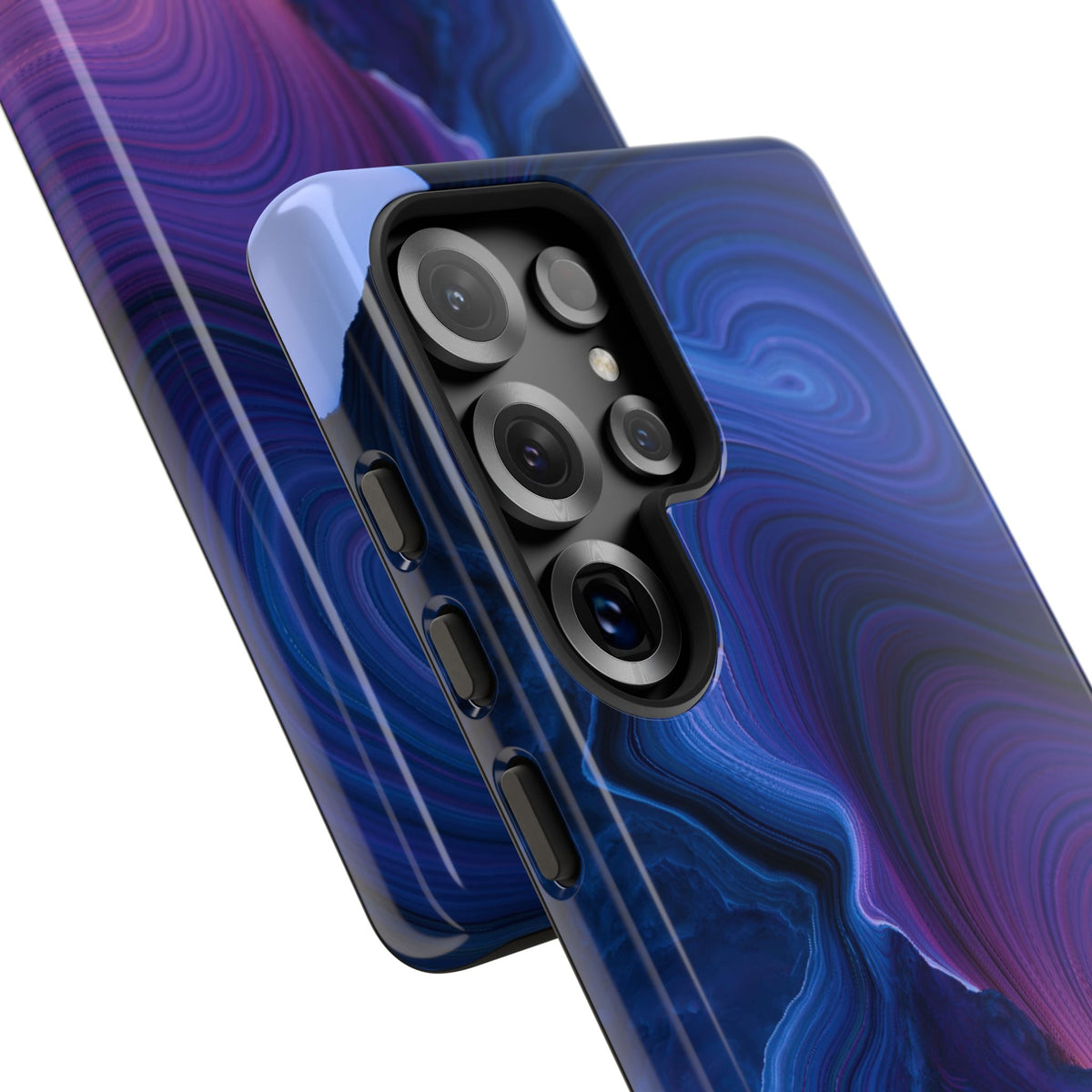 Radiant Strata · Tough Phone Case for Samsung · Blue