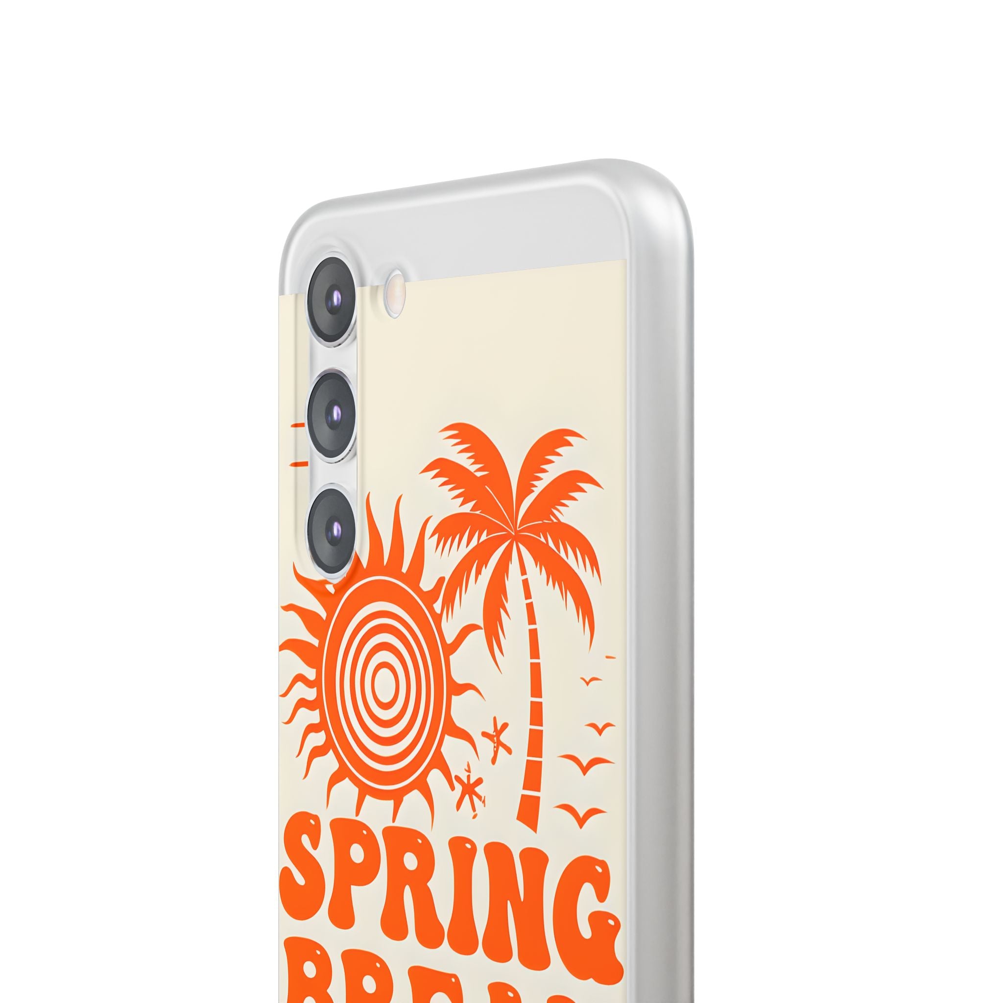Retro Orange Tide · Soft Handyhülle für Samsung