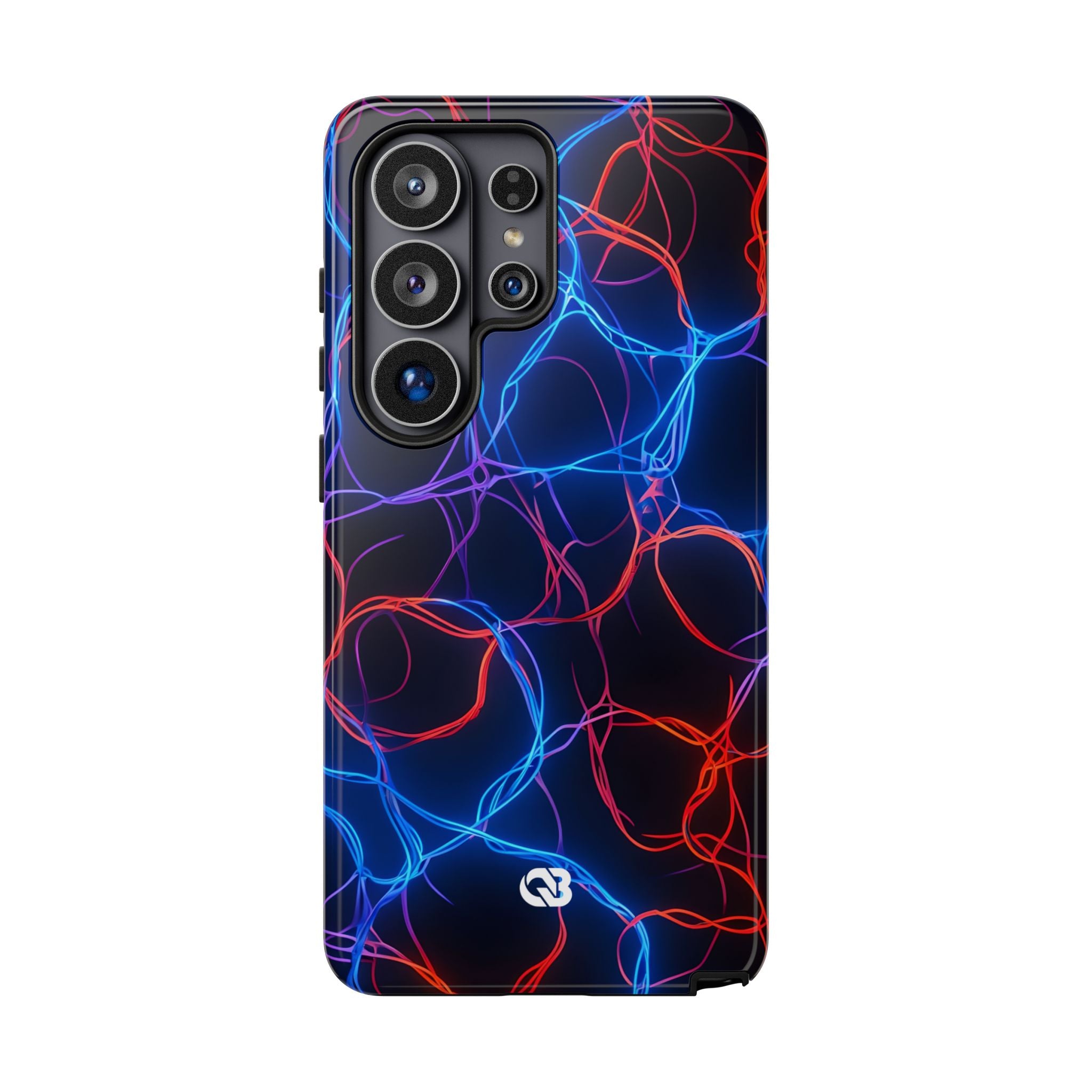 Electric Synapse Glow · Tough Handyhülle für Samsung