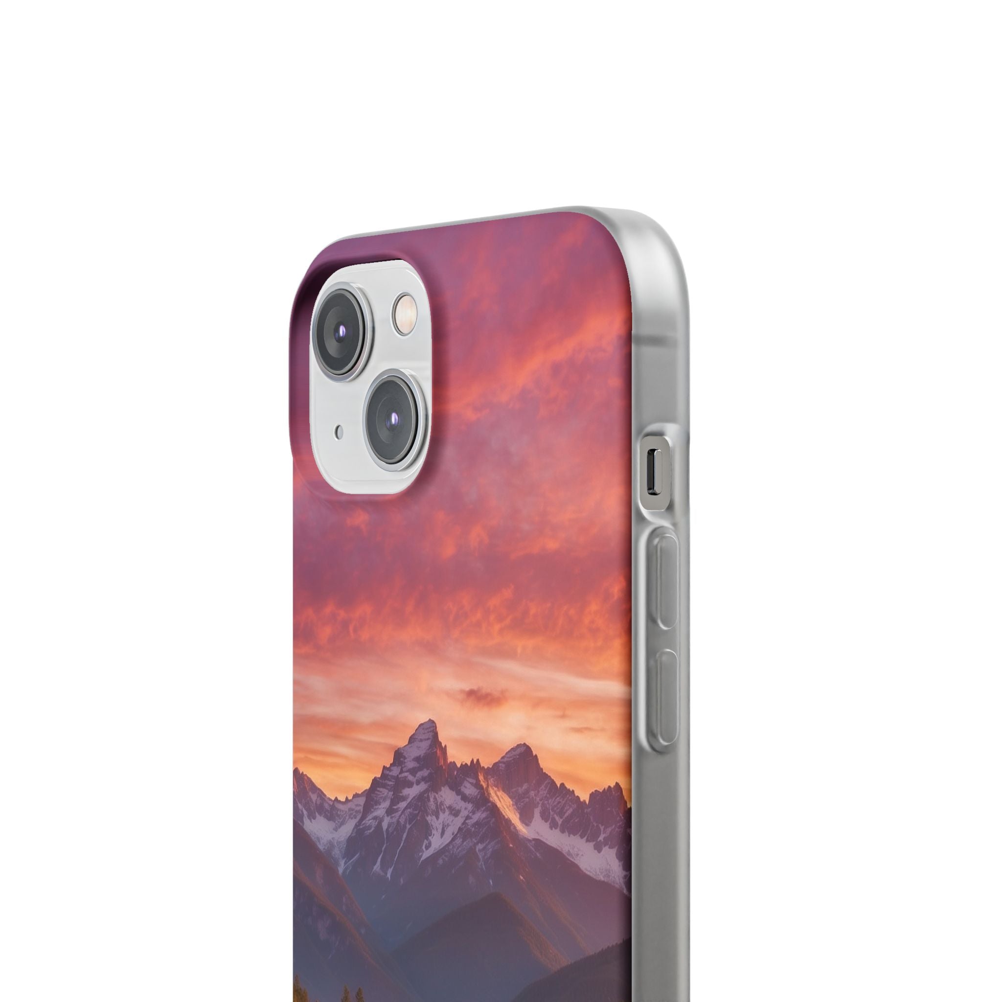 Snowcap Bloom iPhone 14 Skal - Mjuk