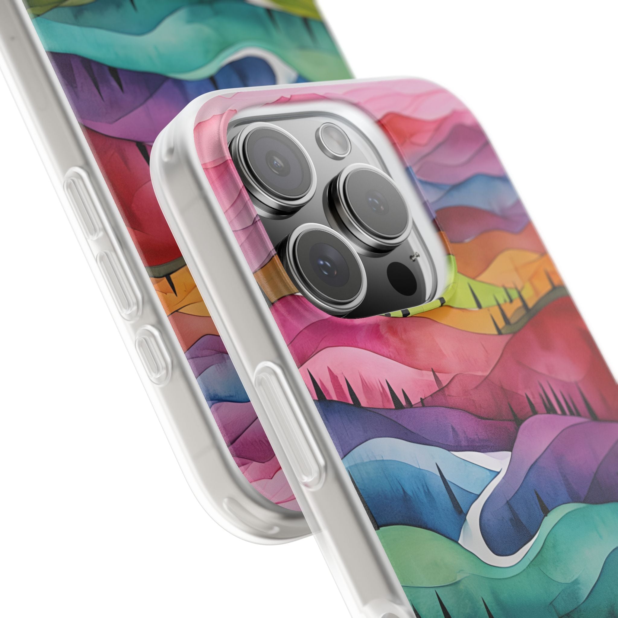 Winding Verdure iPhone 16 Pro -pehmeä suojakotelo