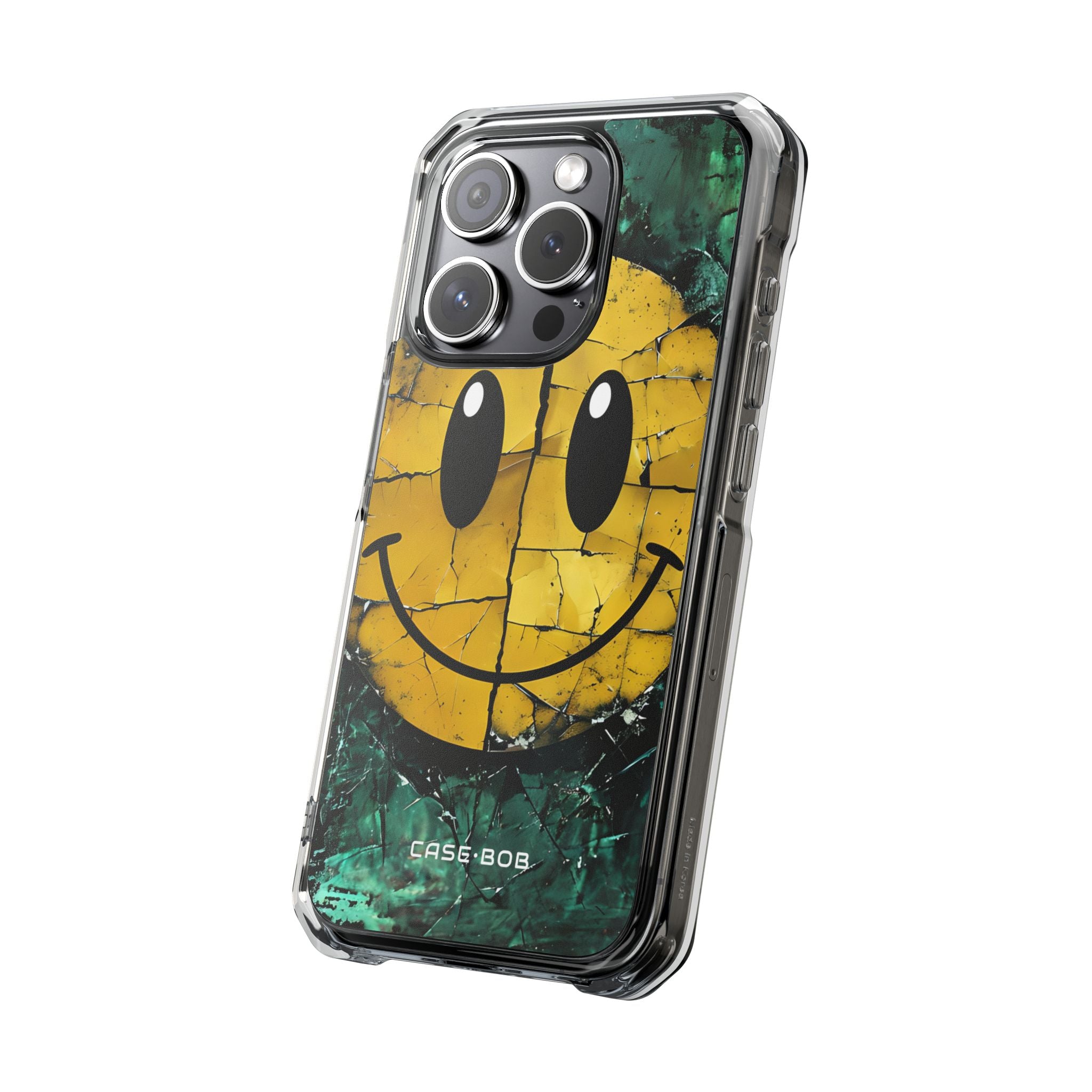 Zerbrochener Smiley iPhone 15 Pro Case - Impact