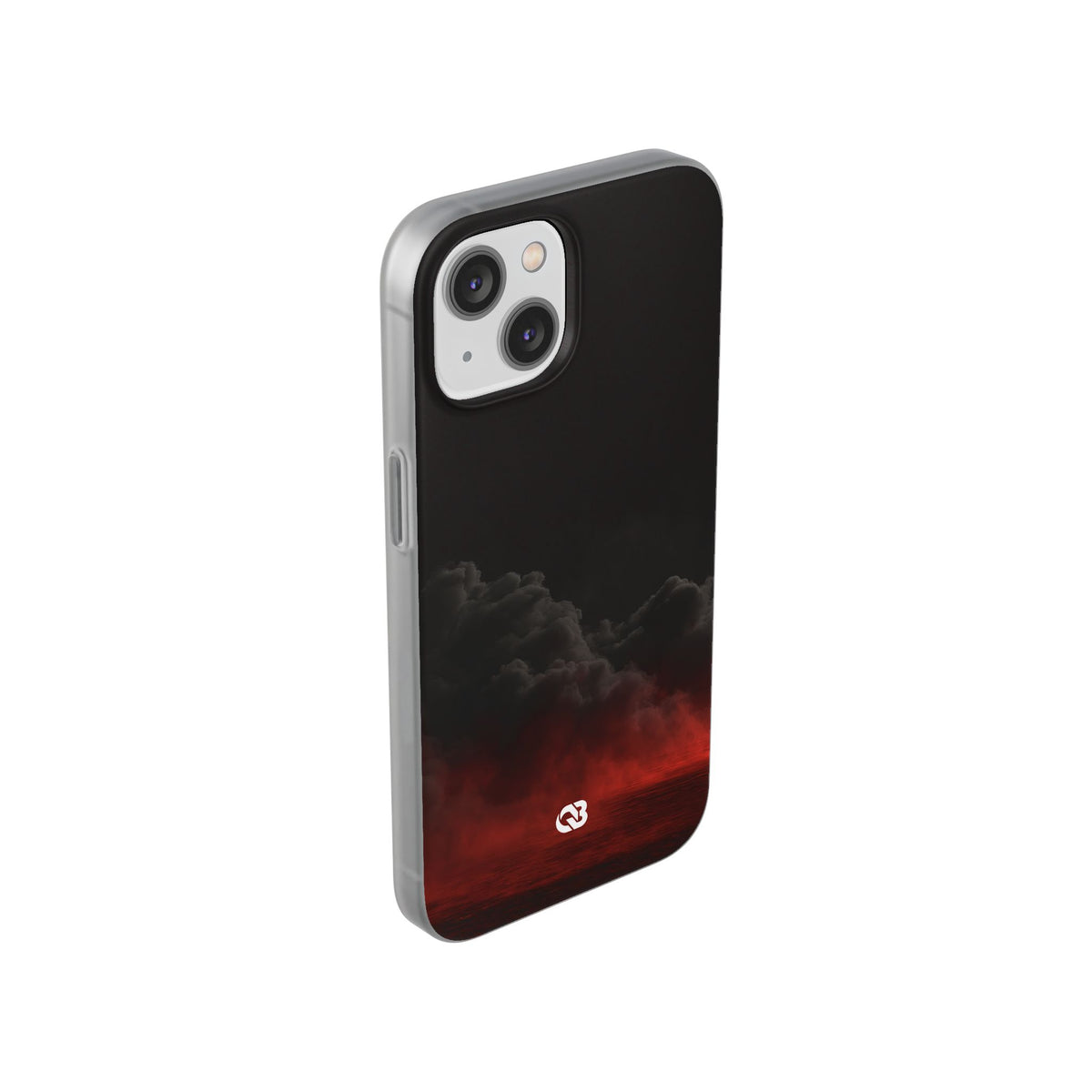 Crimson Fog Void · Lite Phone Case for iPhone · Black
