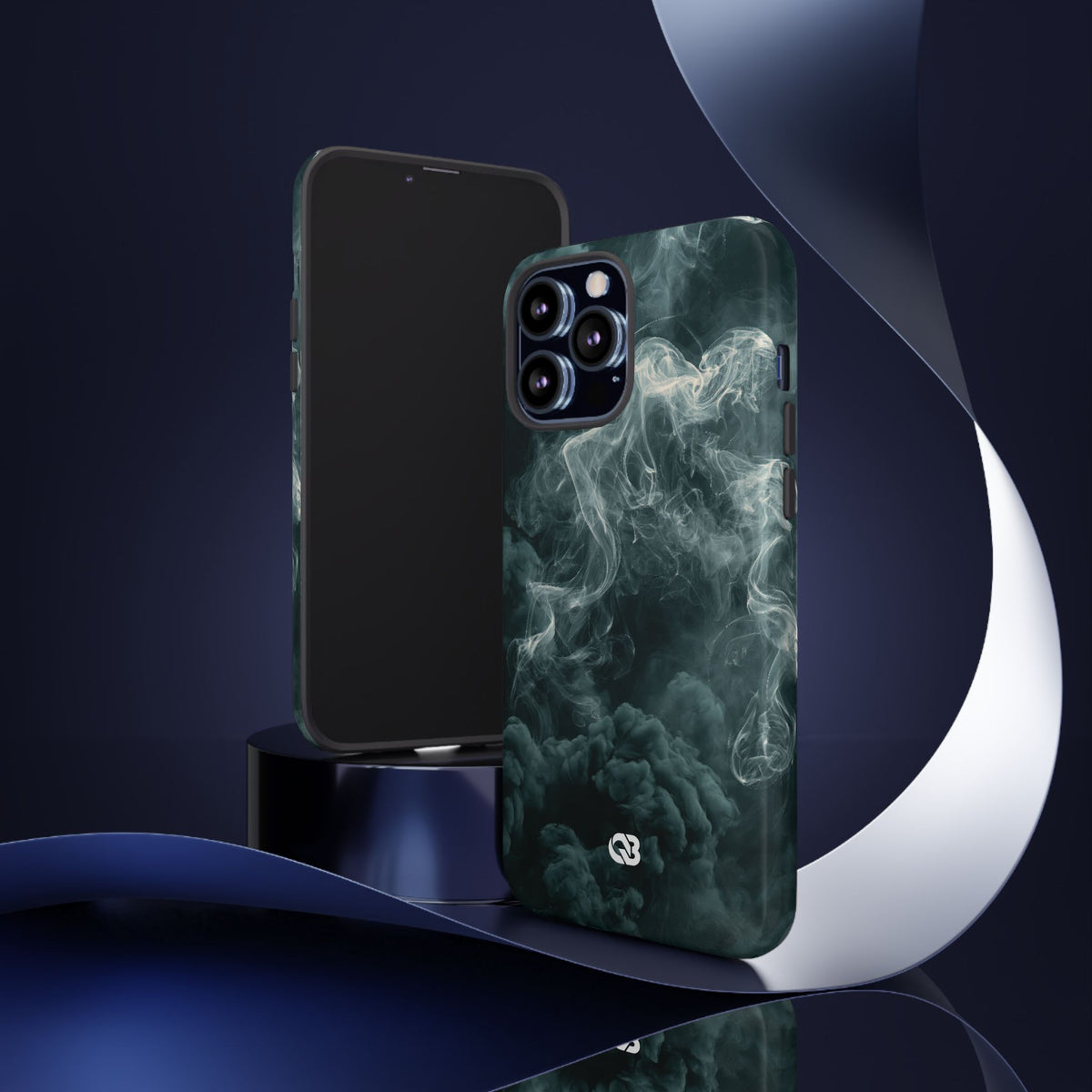 Luminescent Vapor Drift · Tough Phone Case for iPhone · Teal