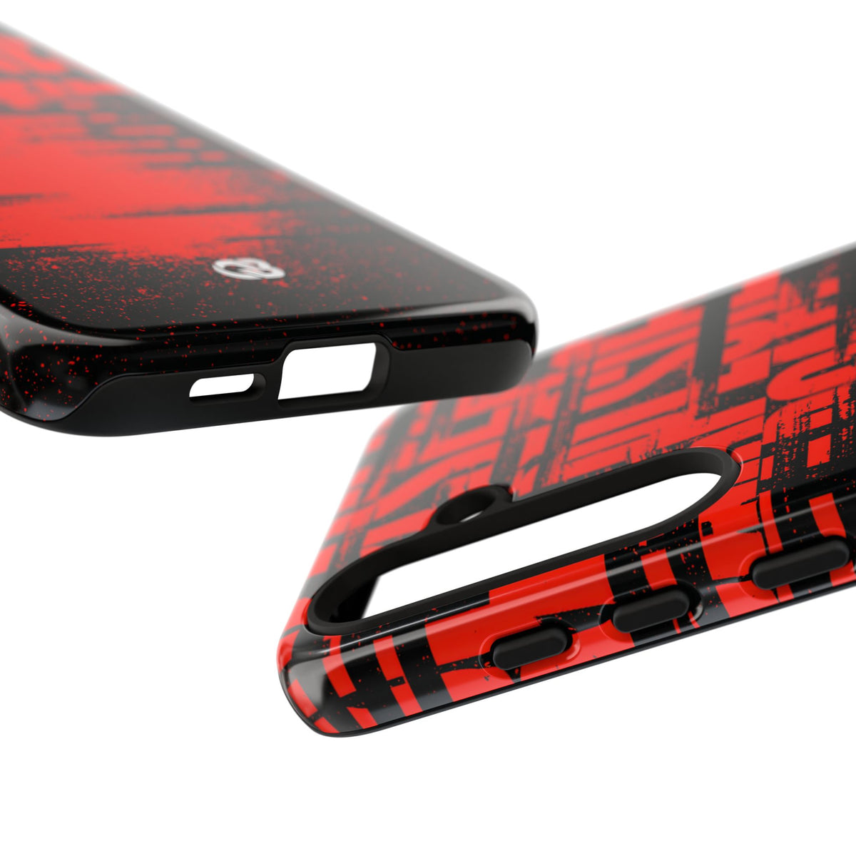 Crimson Redaction · Tough Phone Case for Samsung · Black