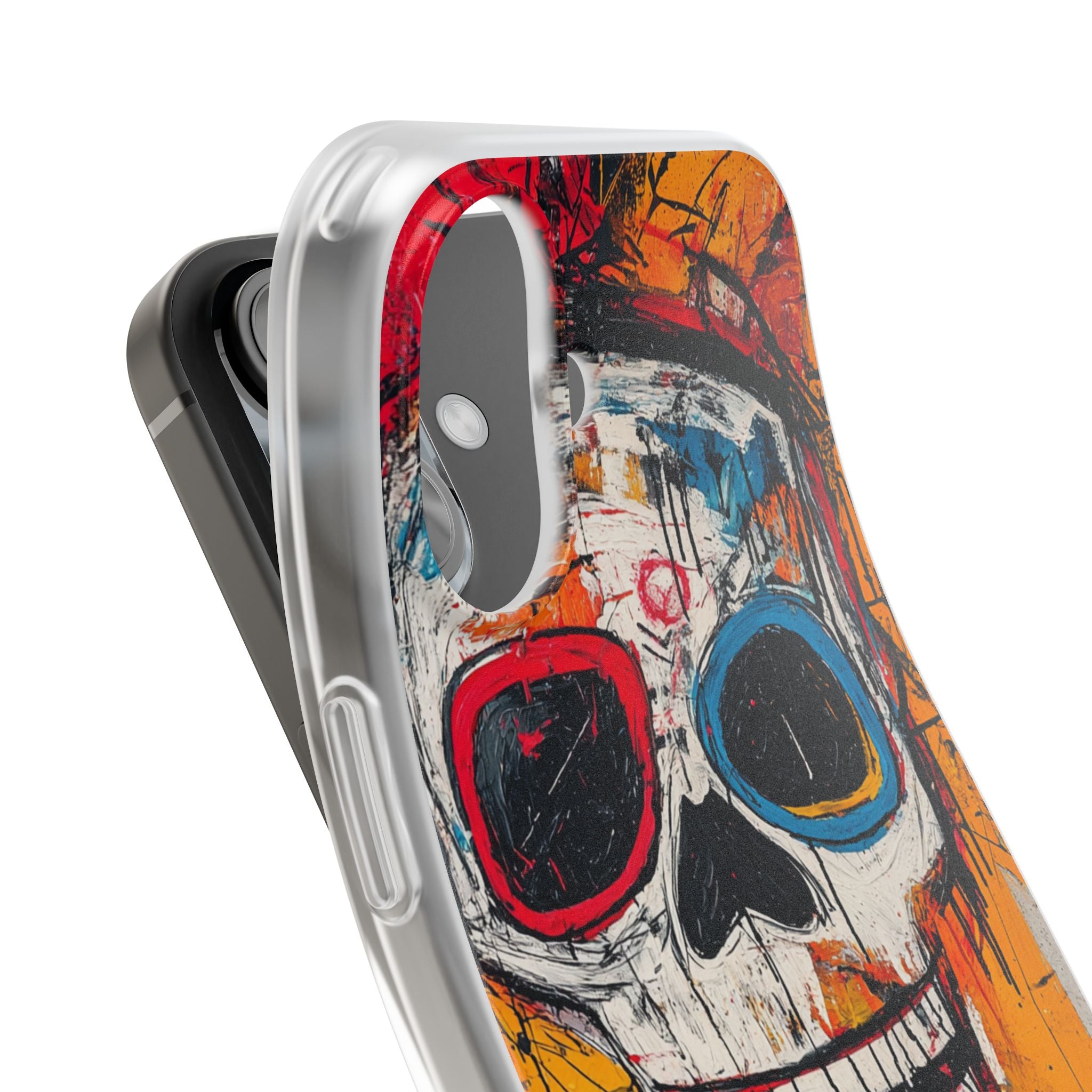Vivid Graffiti Skull · Soft Custodia per iPhone