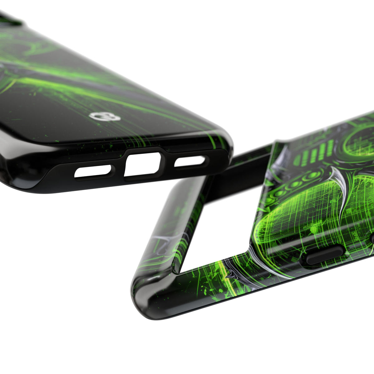 Cyber Sigil Grid · Tough Phone Case for Pixel · Green