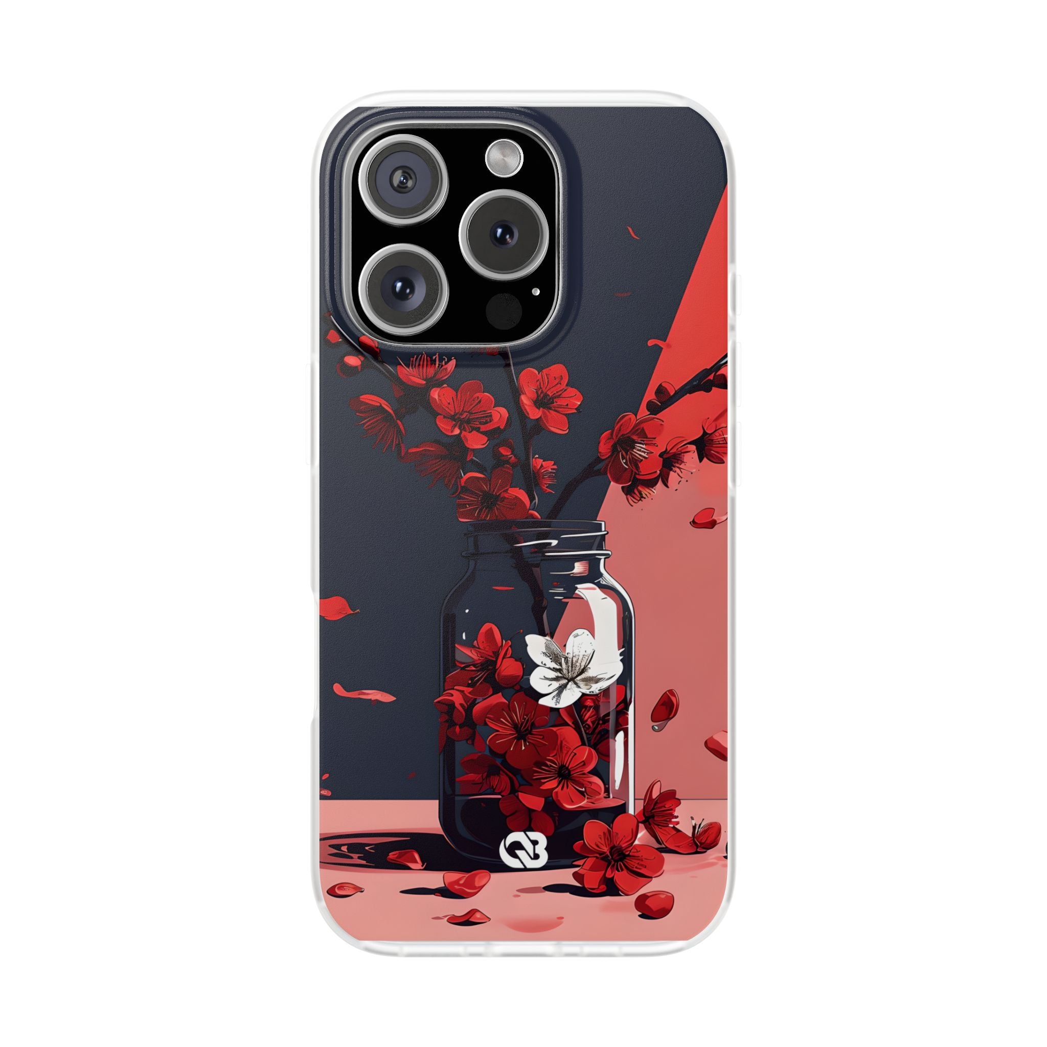 Crimson Blossom Jar · Soft Coque de téléphone pour iPhone