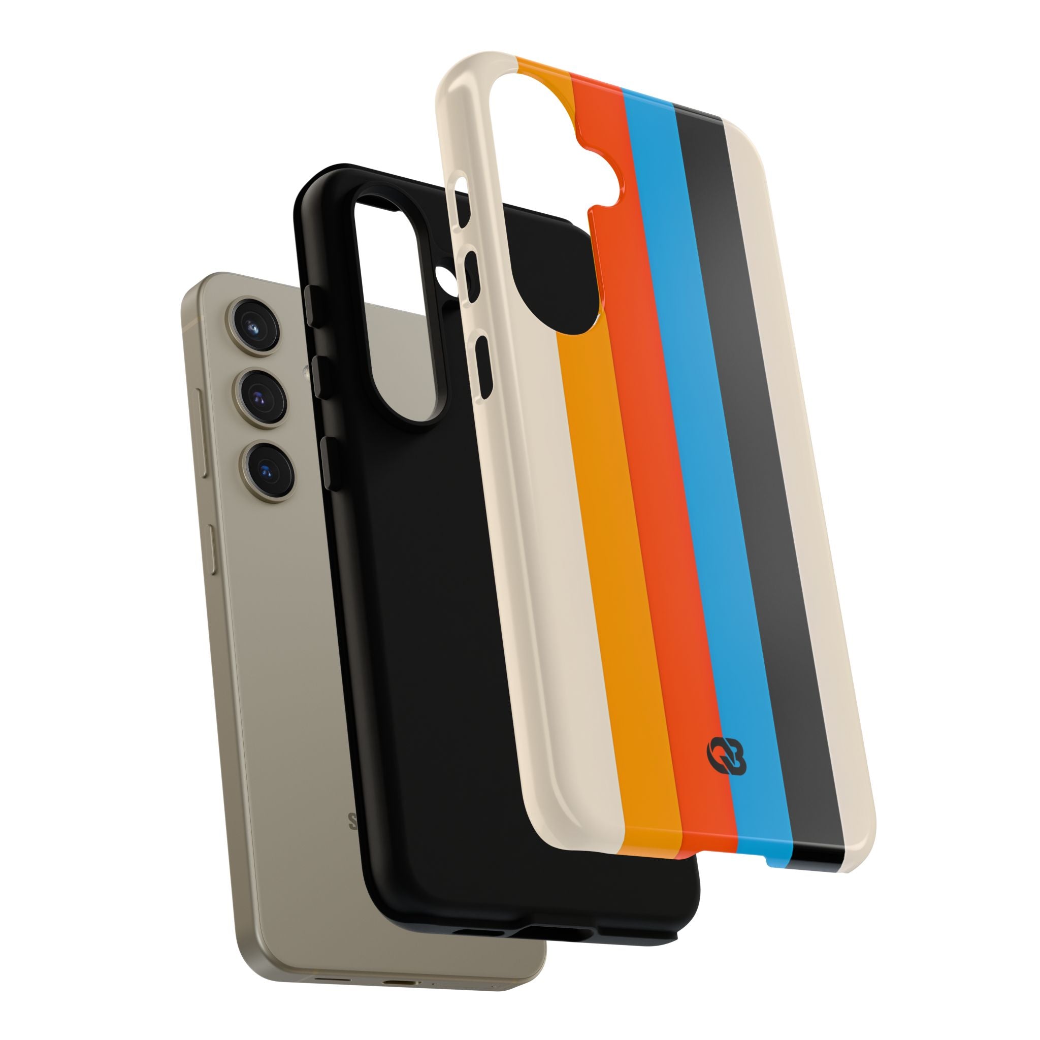 Retro Racing Stripes · Tough Custodia per Samsung