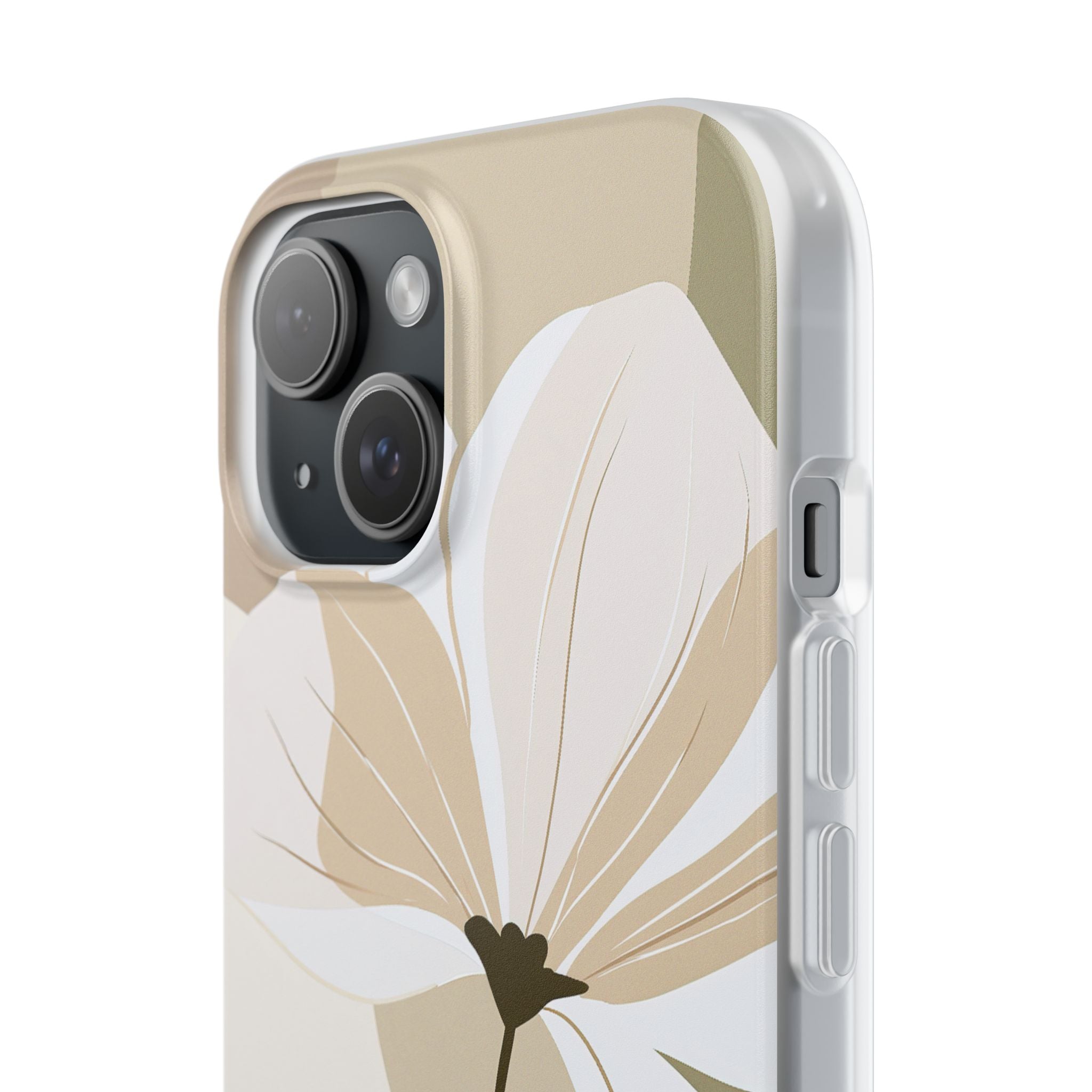 Beige Lite Phone Case for iPhone - Sage Linen Magnolia