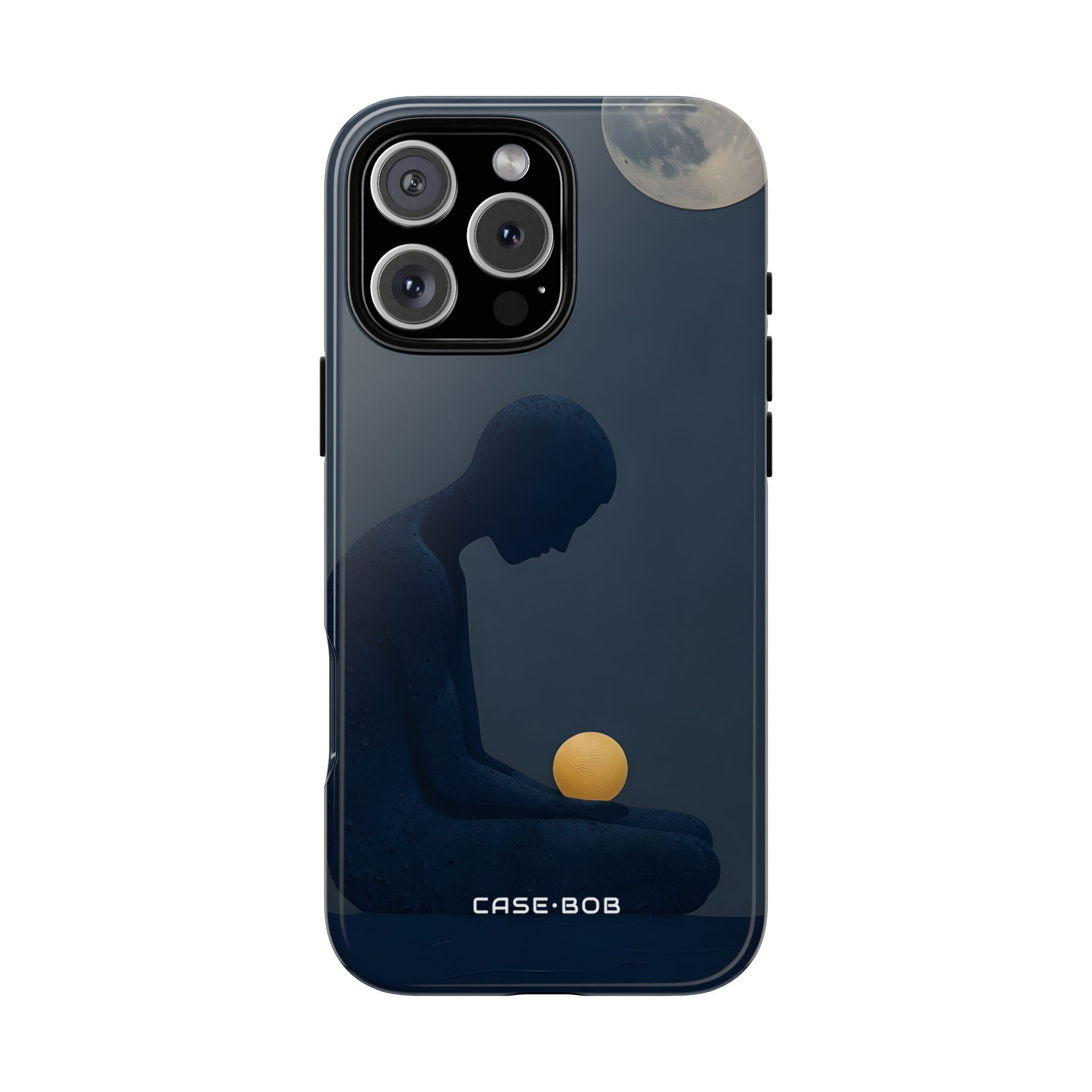 Moonlit Contemplation iPhone 16 Pro Max Case - Tough