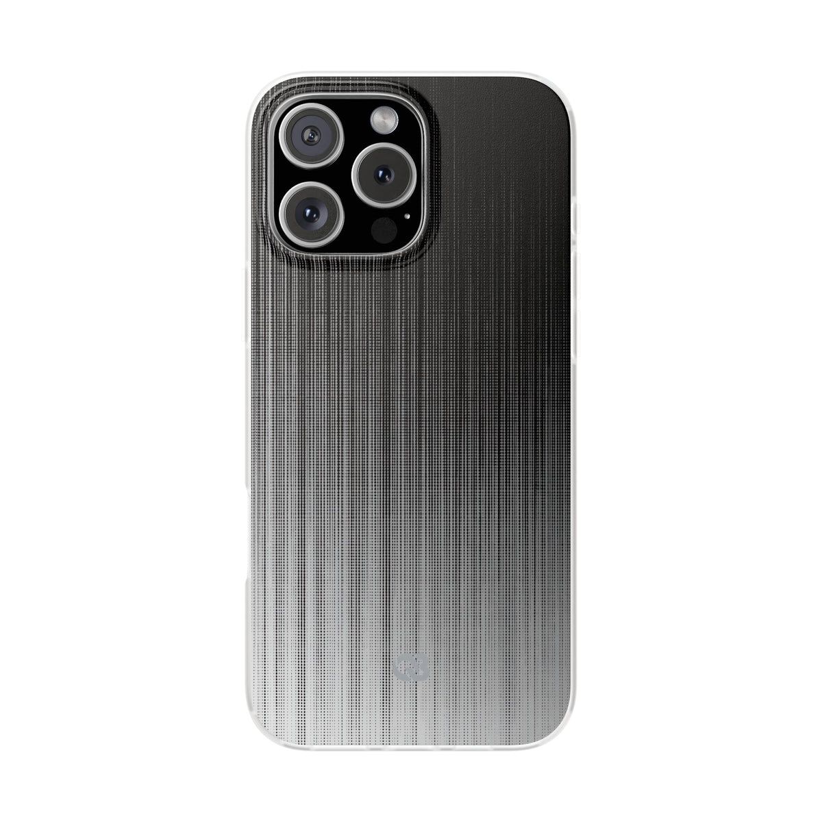 Grey Lite Phone Case for iPhone - Static Vertical Dither