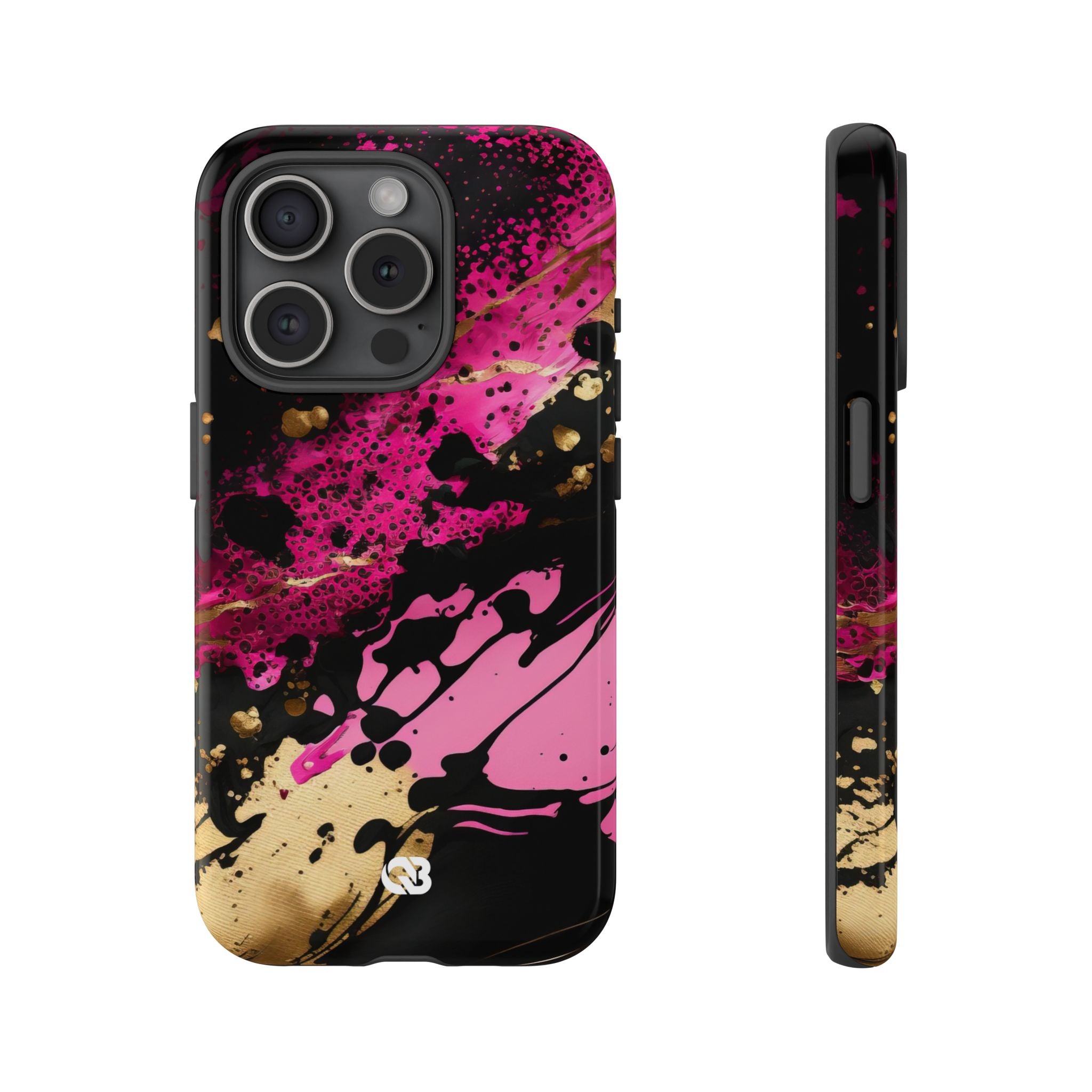 Magenta Liquid Gold · Tough Phone Case for iPhone