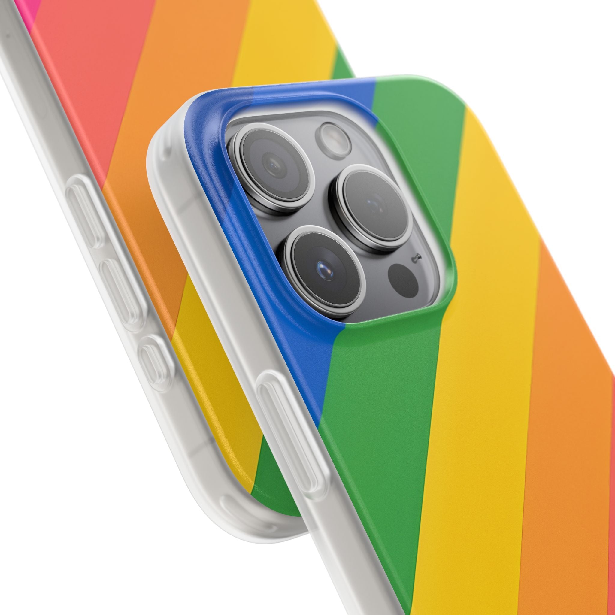 Vibrant Spectrum Slope · Soft Phone Case for iPhone